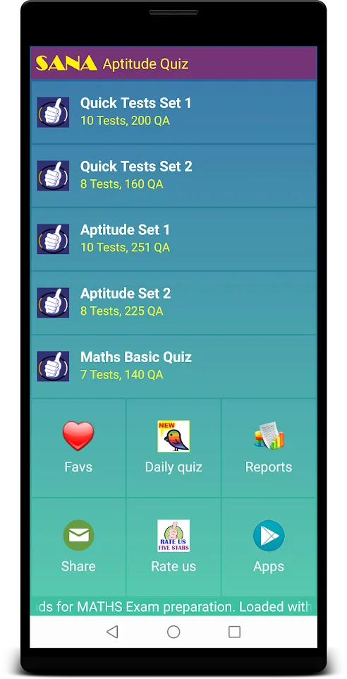 Quantitative Aptitude Quiz | Indus Appstore | Screenshot