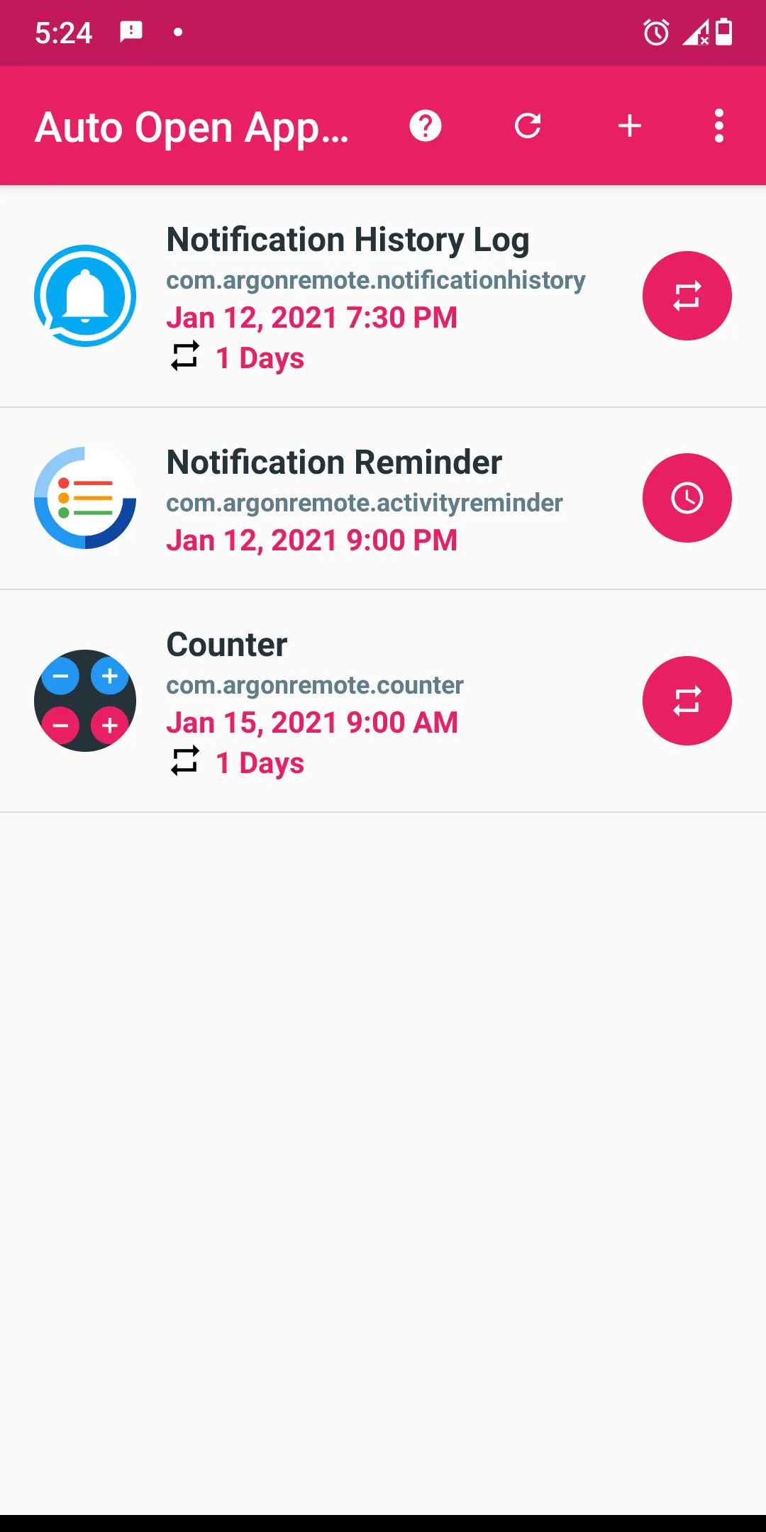 Open App Scheduler | Indus Appstore | Screenshot