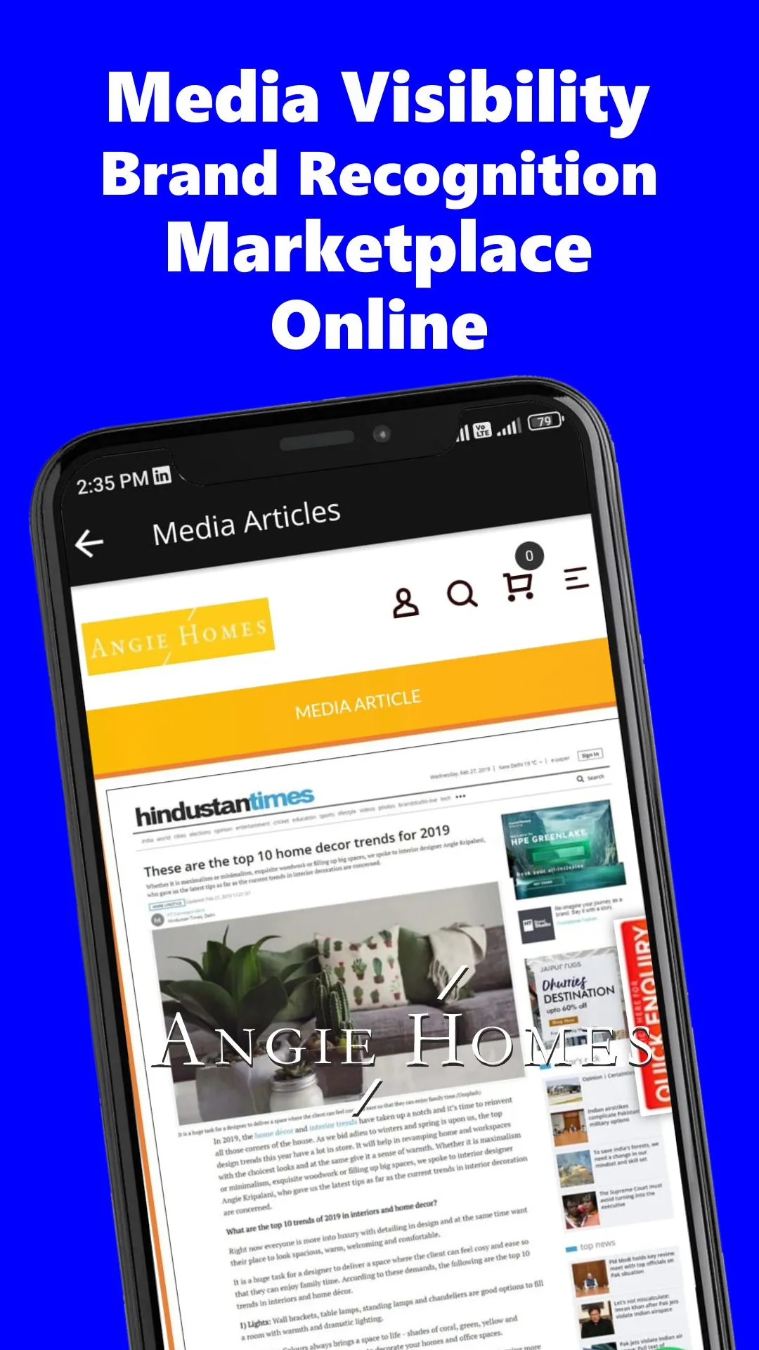 Angie Homes | Indus Appstore | Screenshot