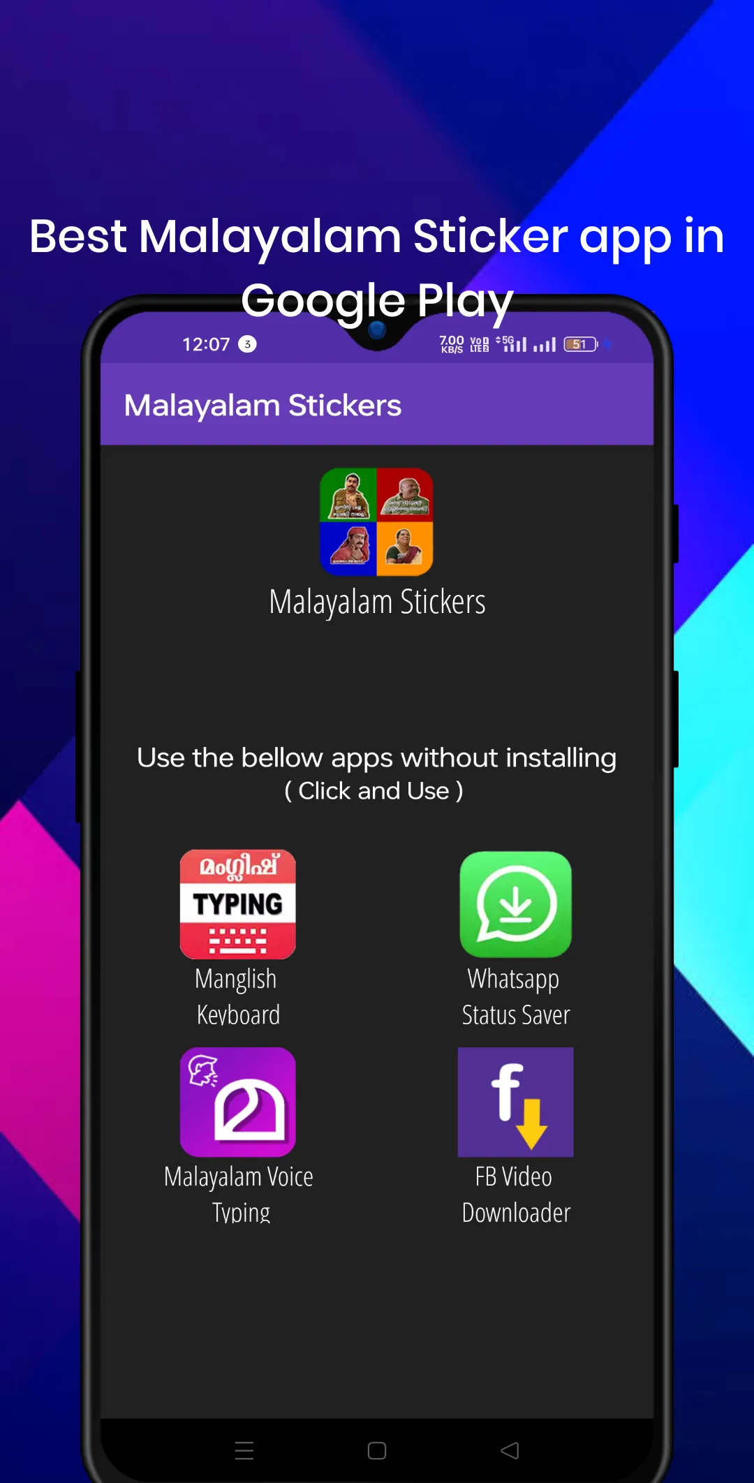 Malayalam Stickers | Indus Appstore | Screenshot