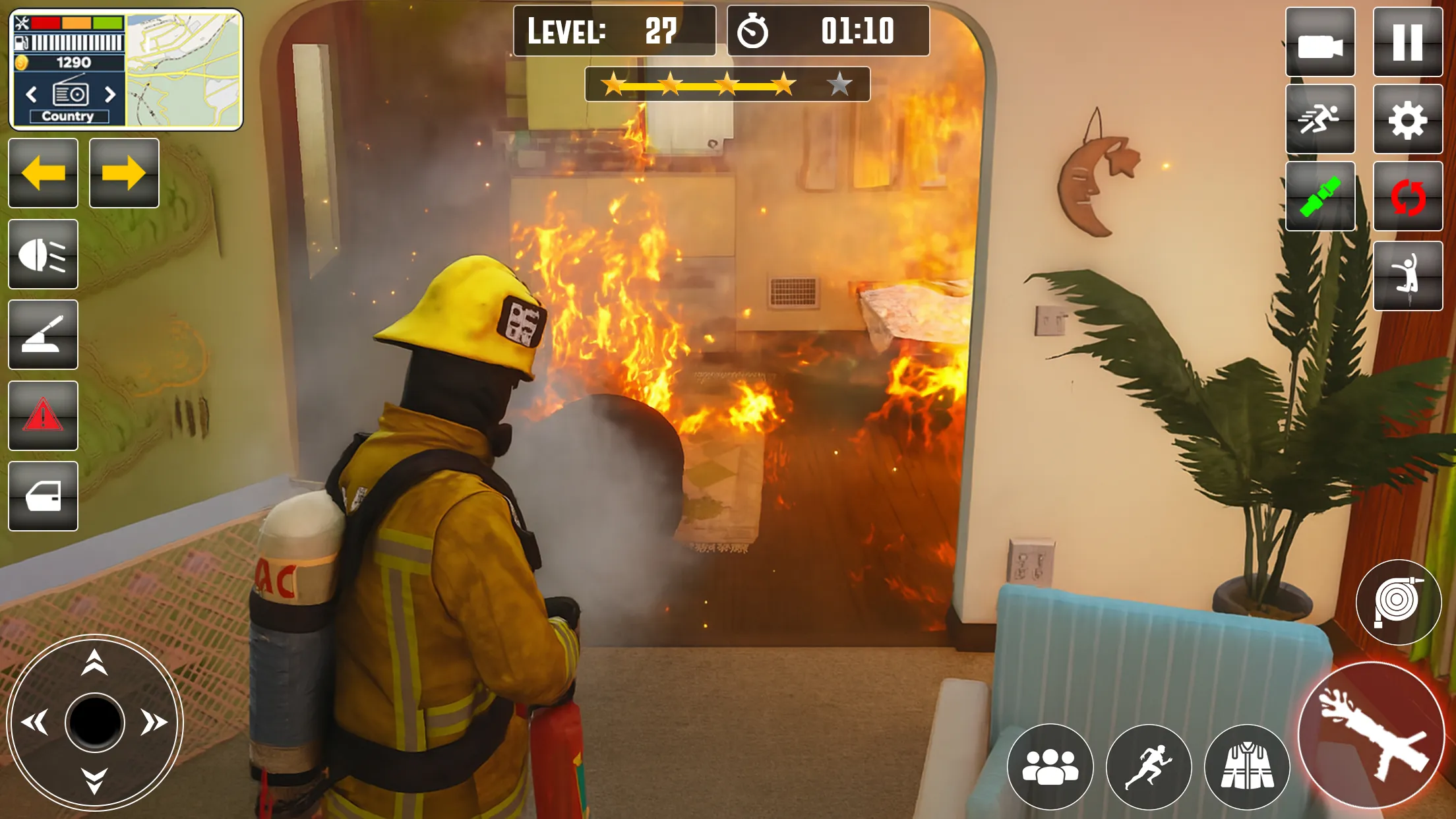 Fire Truck Rescue Sim 3D Games | Indus Appstore | Screenshot