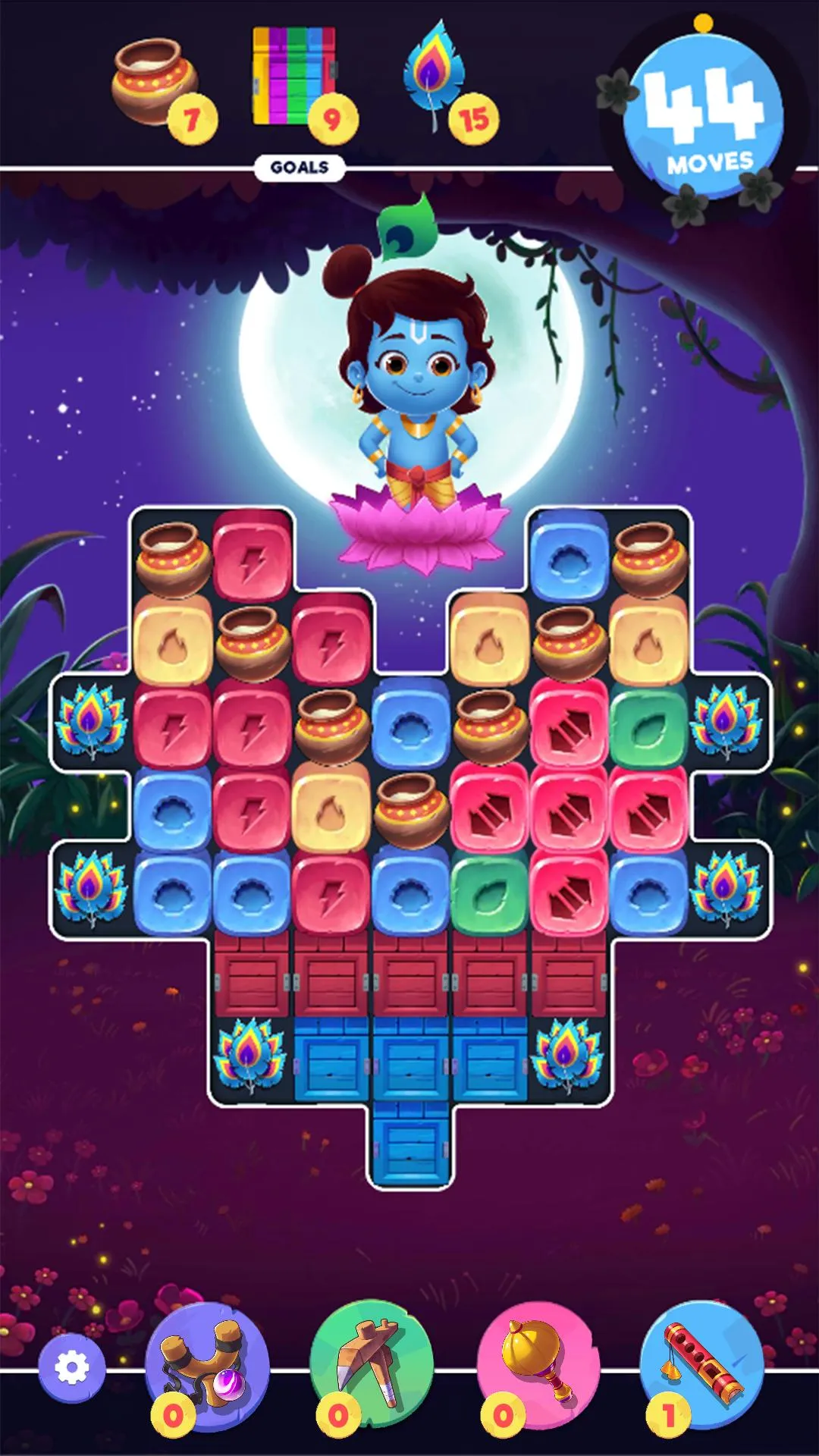 Krishna Crush: Tile Blast | Indus Appstore | Screenshot