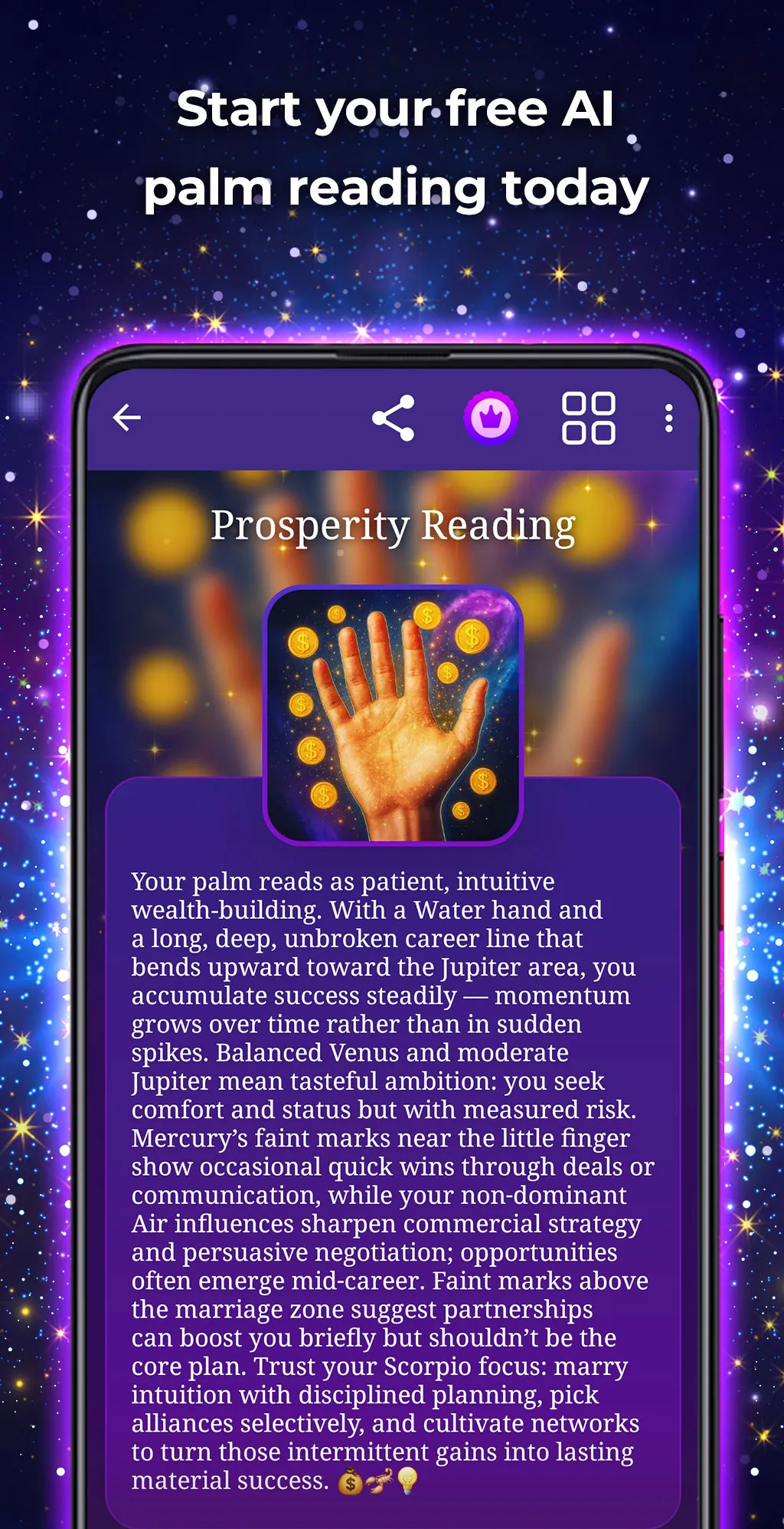 Palm Reading AI – Hand Scanner | Indus Appstore | Screenshot