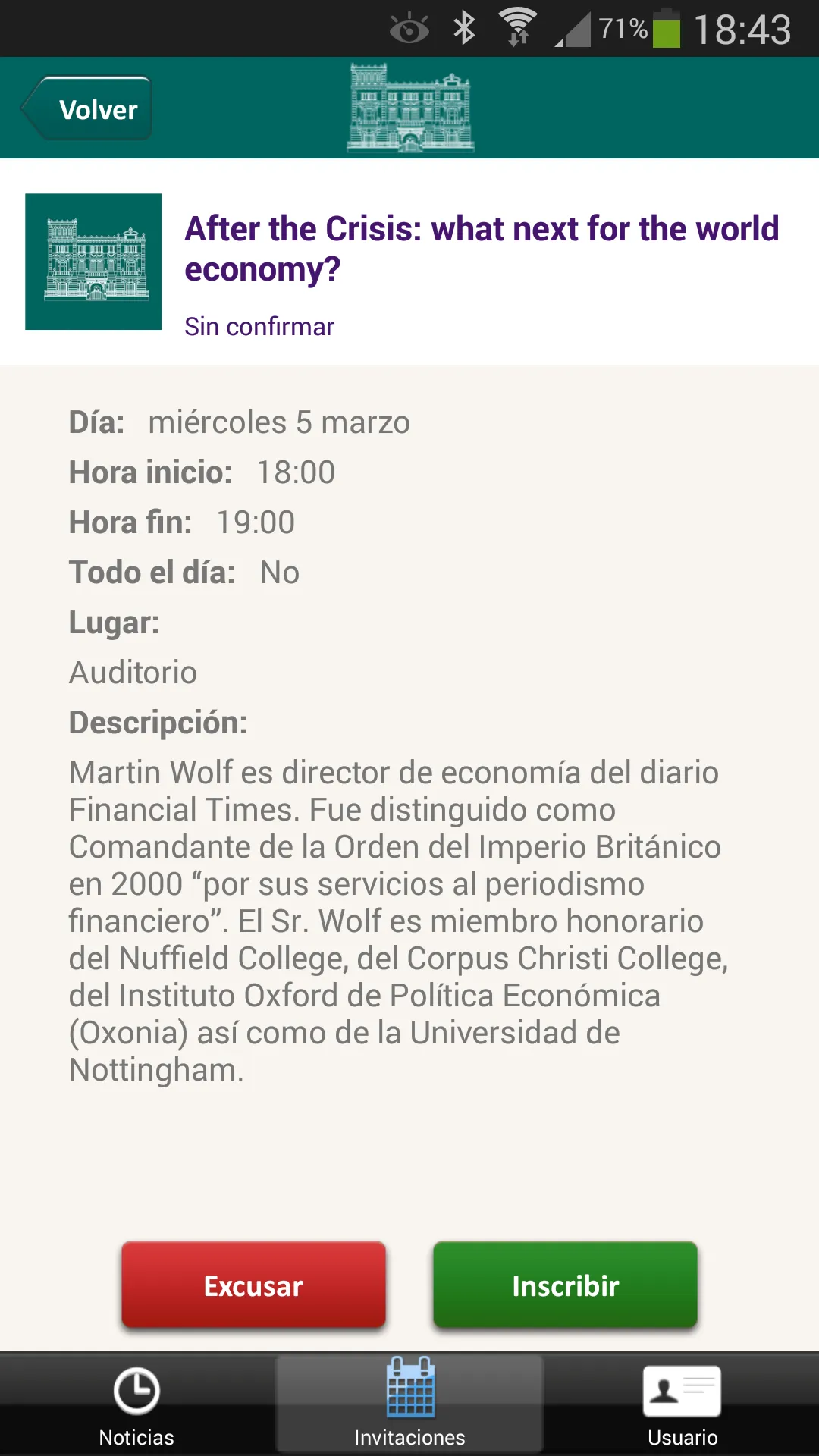 Fundación Rafael del Pino | Indus Appstore | Screenshot