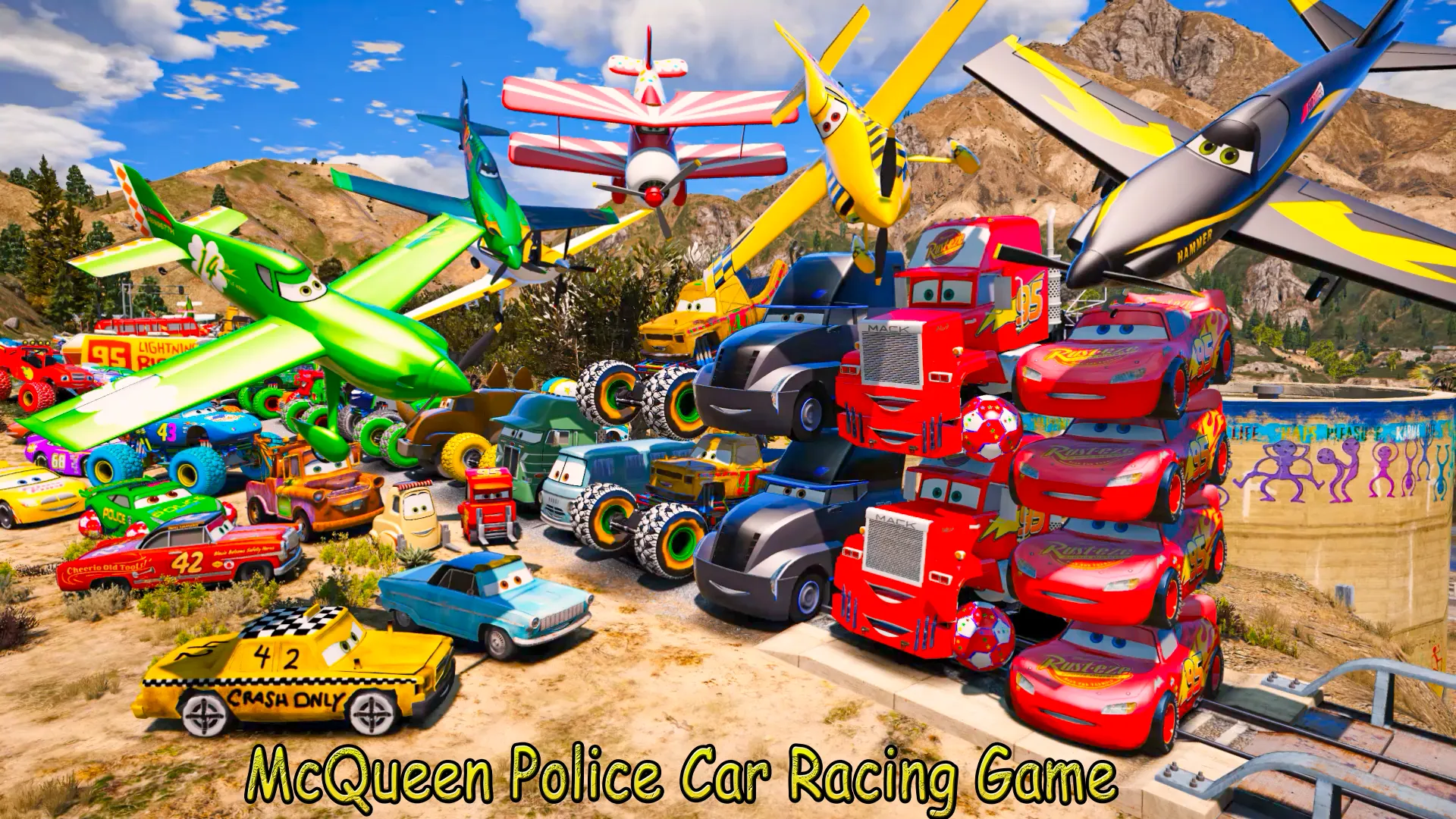 McQueen Police Car Racing Game | Indus Appstore | Screenshot