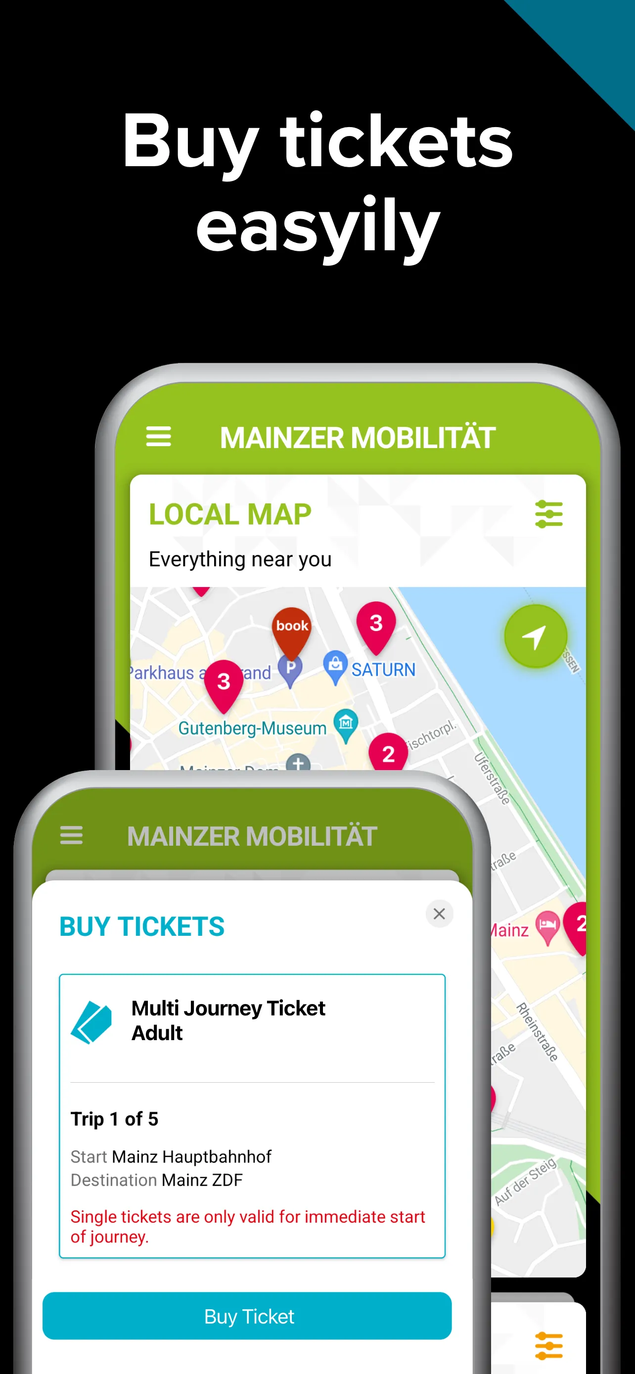 Mainzer Mobilität: Bus & Train | Indus Appstore | Screenshot