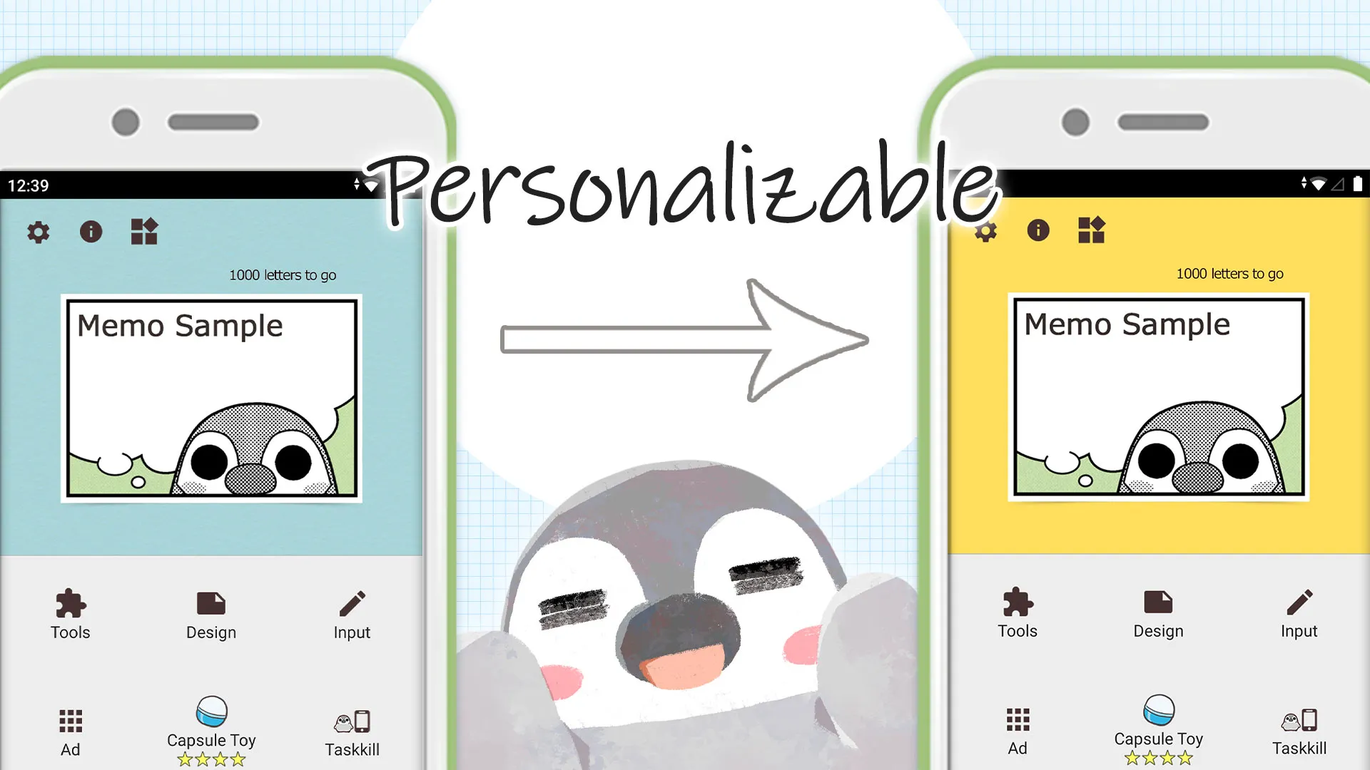 Sticky Note Pesoguin Memo | Indus Appstore | Screenshot