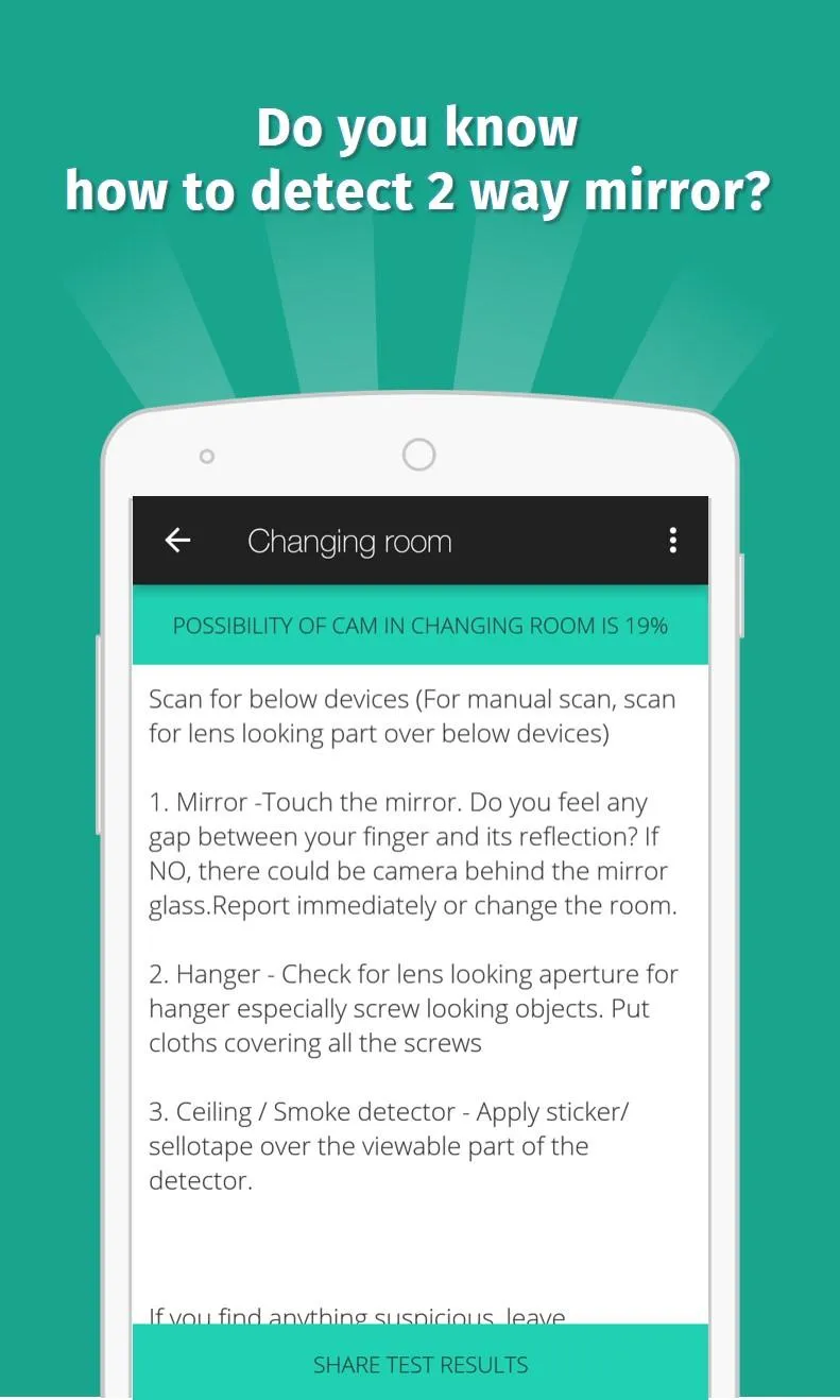 Hidden Camera Detector | Indus Appstore | Screenshot