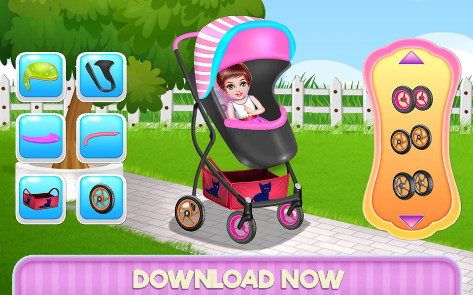 Create Your Baby Stroller | Indus Appstore | Screenshot