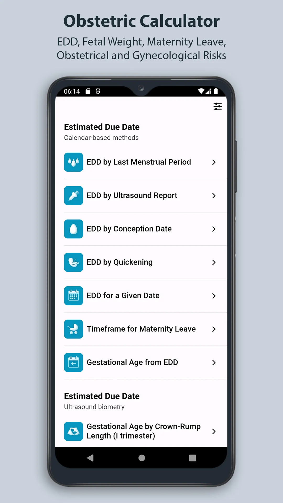 Obstetric Calculator | Indus Appstore | Screenshot