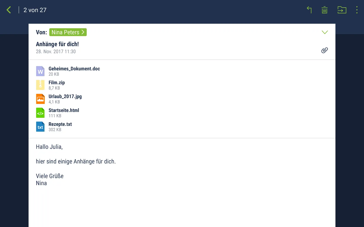freenet Mail - E-Mail Postfach | Indus Appstore | Screenshot