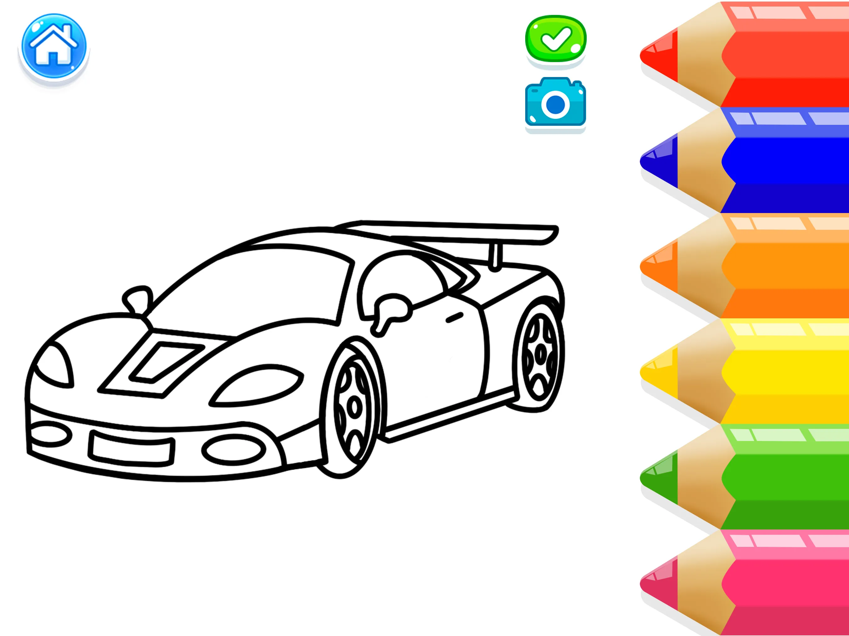 Kids Coloring Pages For Boys | Indus Appstore | Screenshot