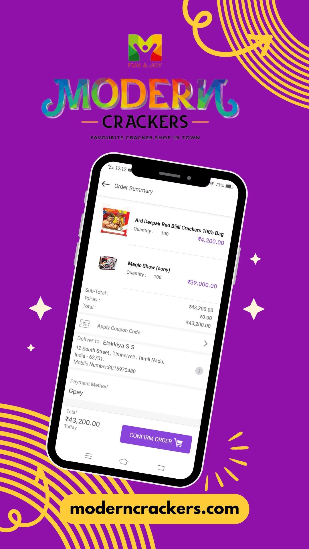 Modern Crackers | Indus Appstore | Screenshot