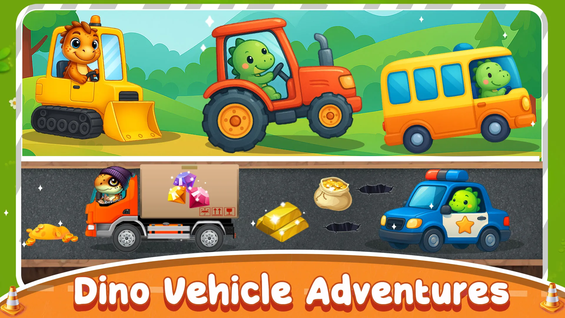 Dino Car Builder & Truck Games | Indus Appstore | Screenshot