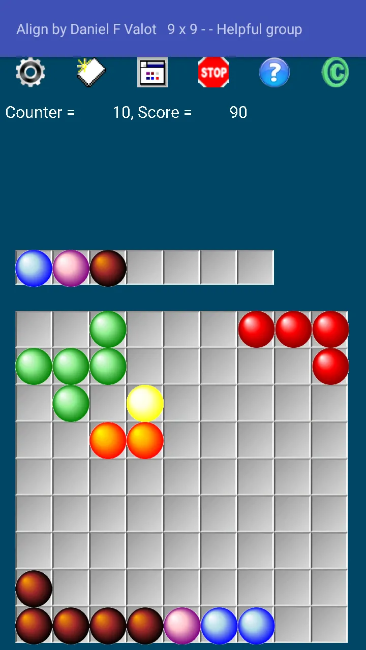 Align Lines solitare game | Indus Appstore | Screenshot