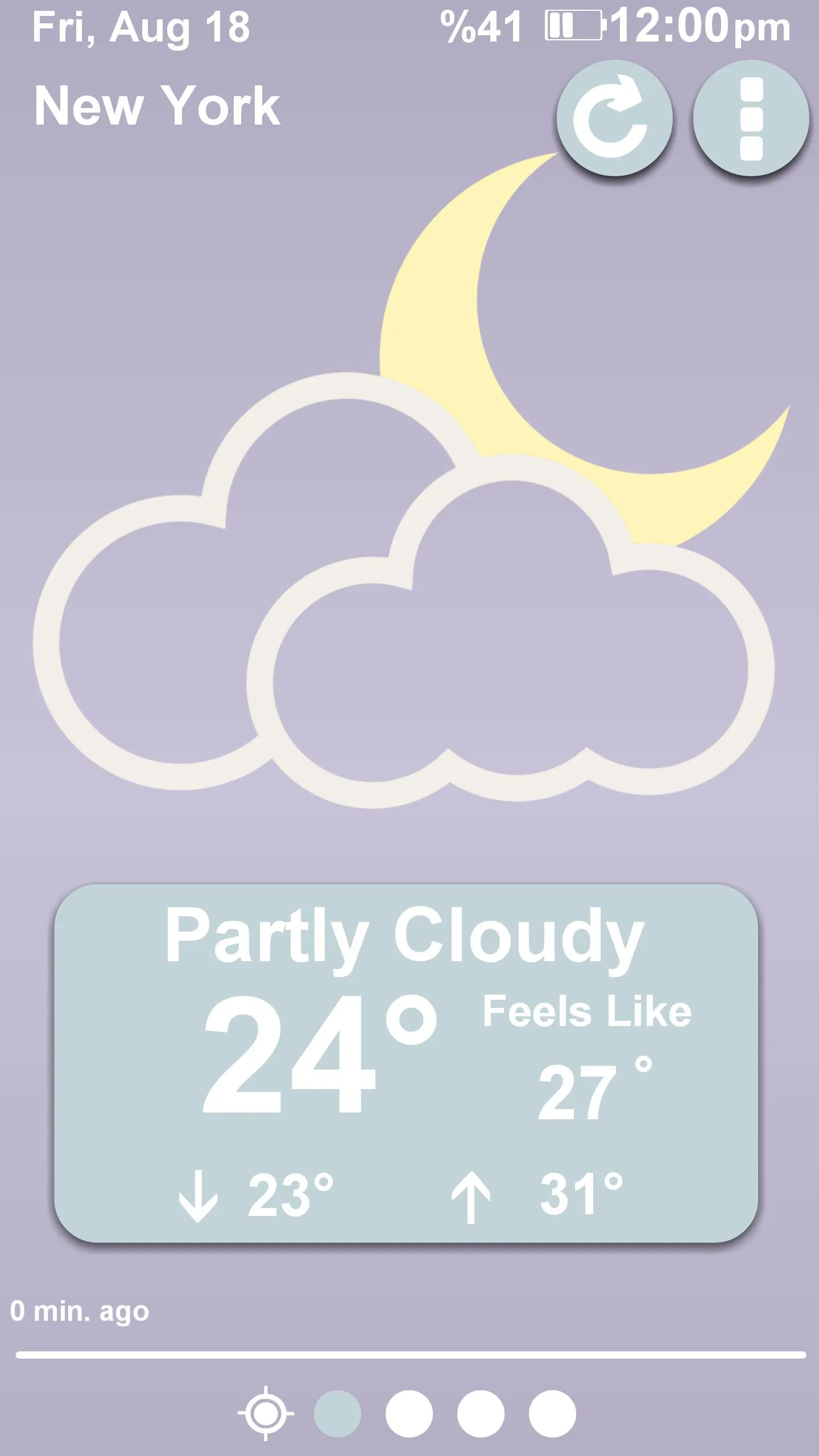 Weather Sky Blue | Indus Appstore | Screenshot