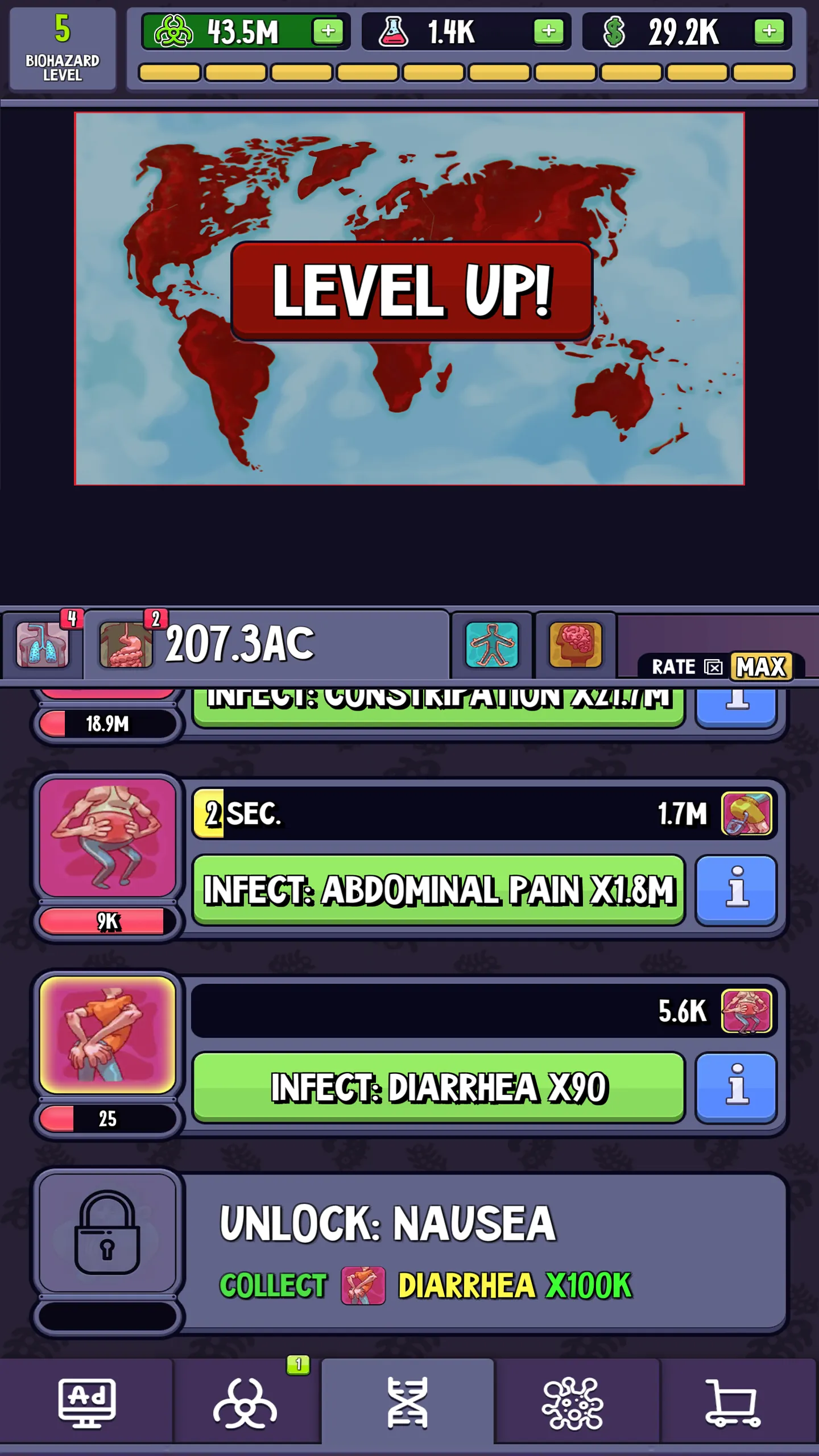 Idle Infection | Indus Appstore | Screenshot