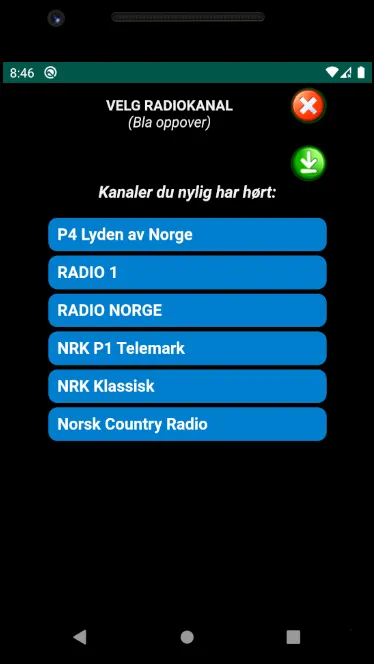 Norsk Radio App - DAB+FM Norge | Indus Appstore | Screenshot