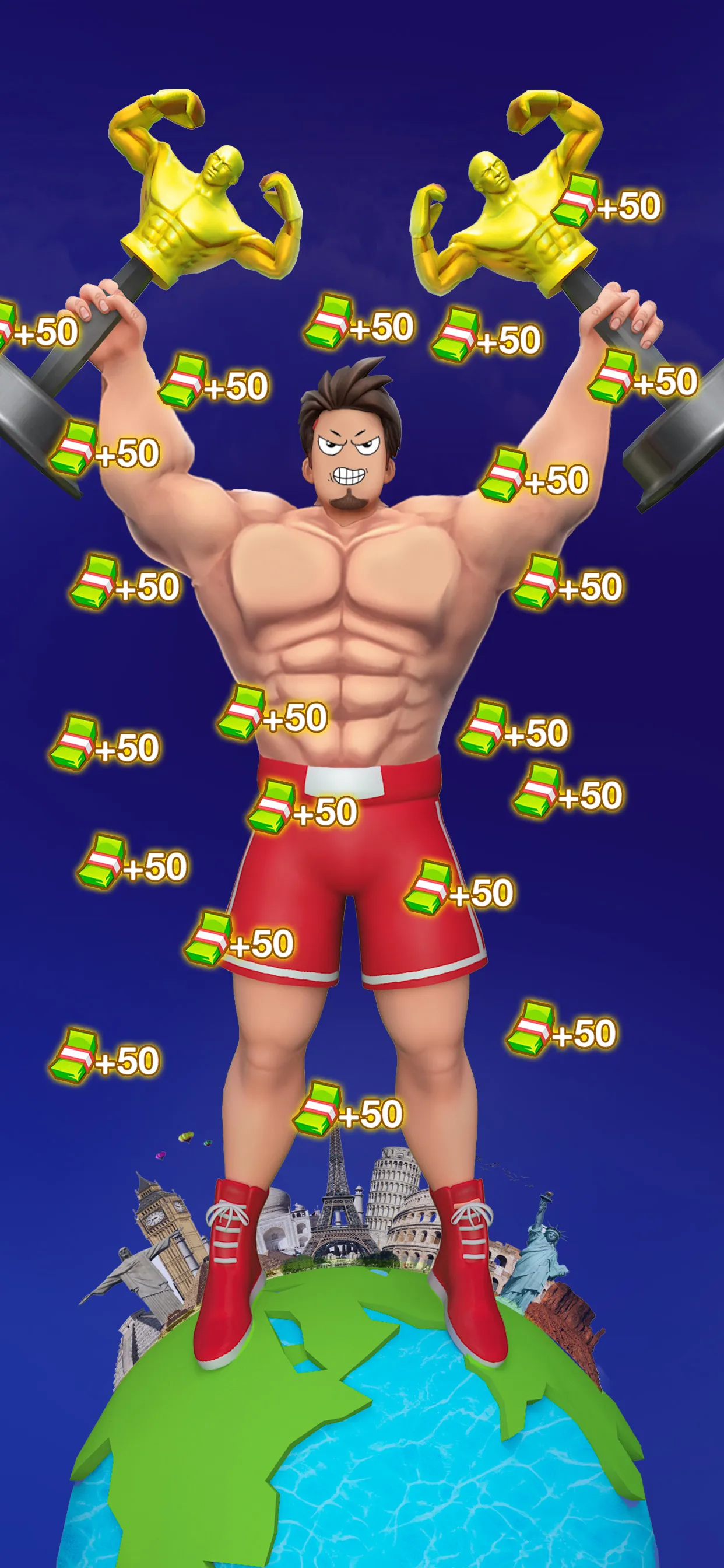 Gym Clicker Hero: Idle Muscles | Indus Appstore | Screenshot