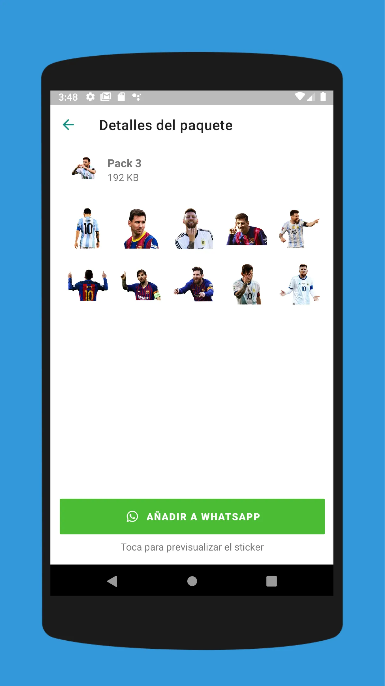 Messi Stickers 2022 | Indus Appstore | Screenshot