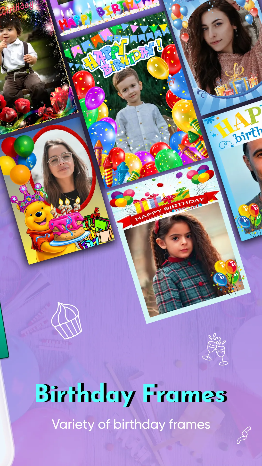 Happy Birthday Photo Frame | Indus Appstore | Screenshot