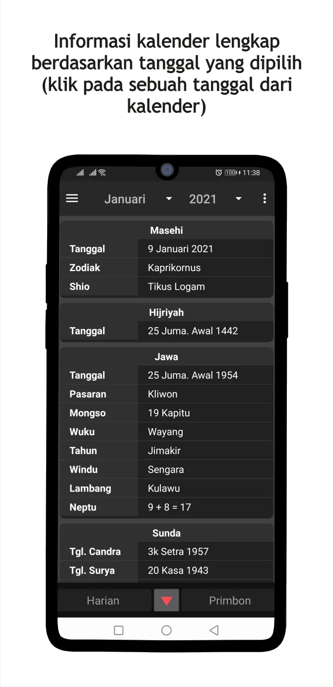 Kalender 2 Abad, Primbon, Shal | Indus Appstore | Screenshot