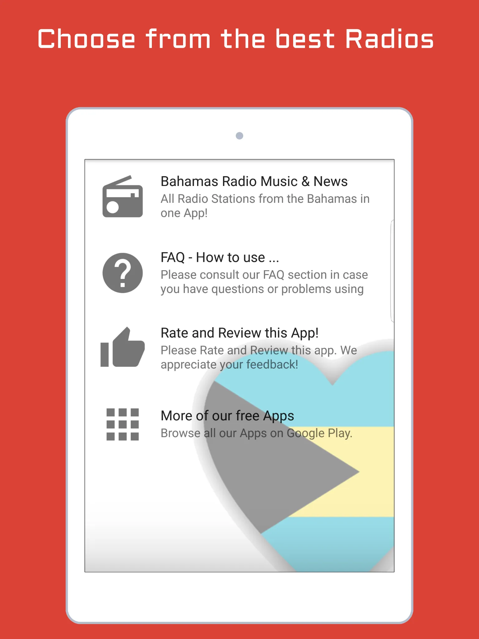 Bahamas Radio Music & News | Indus Appstore | Screenshot