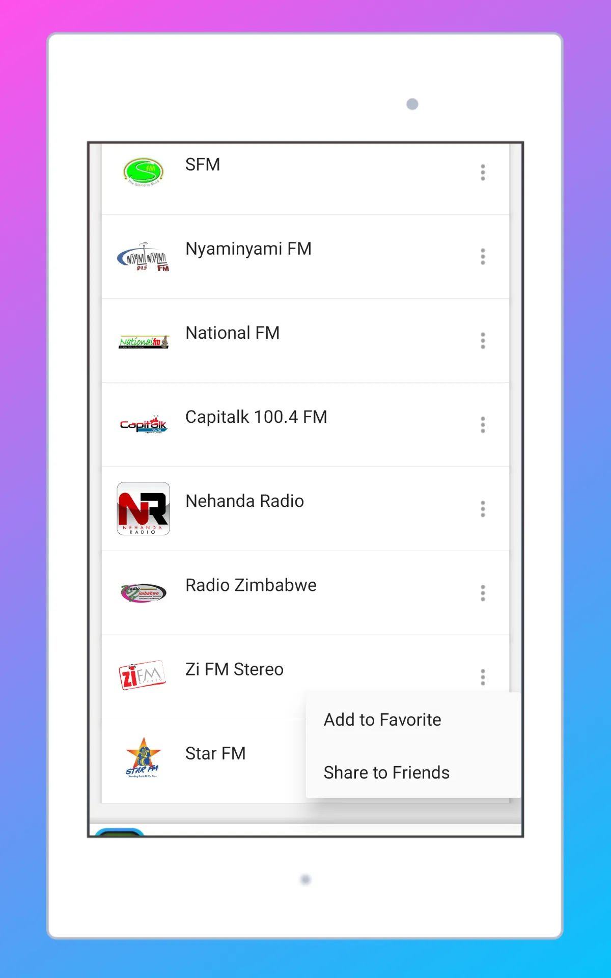 Radio Zimbabwe + Radio Online | Indus Appstore | Screenshot