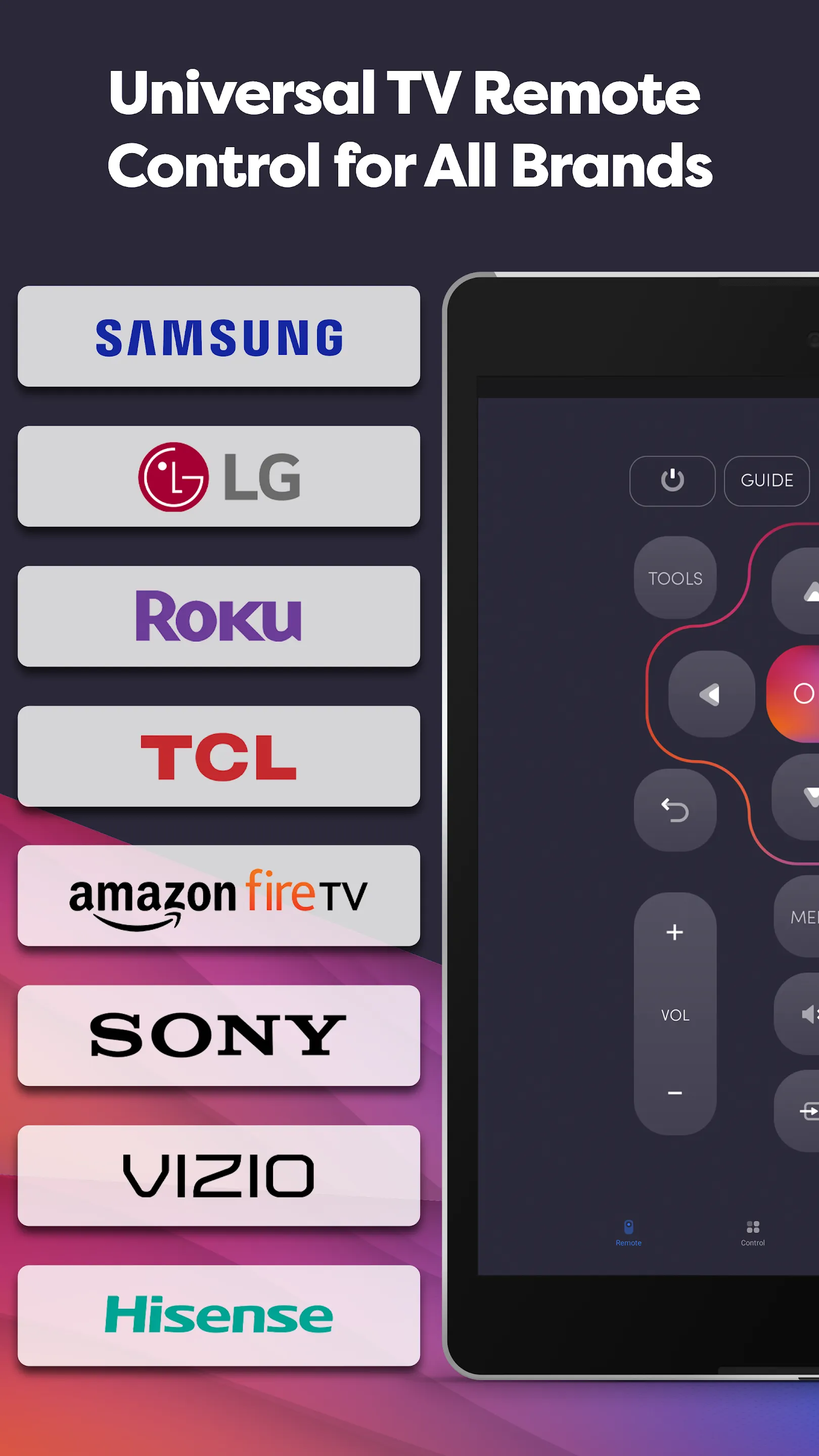 Universal TV Remote Control | Indus Appstore | Screenshot