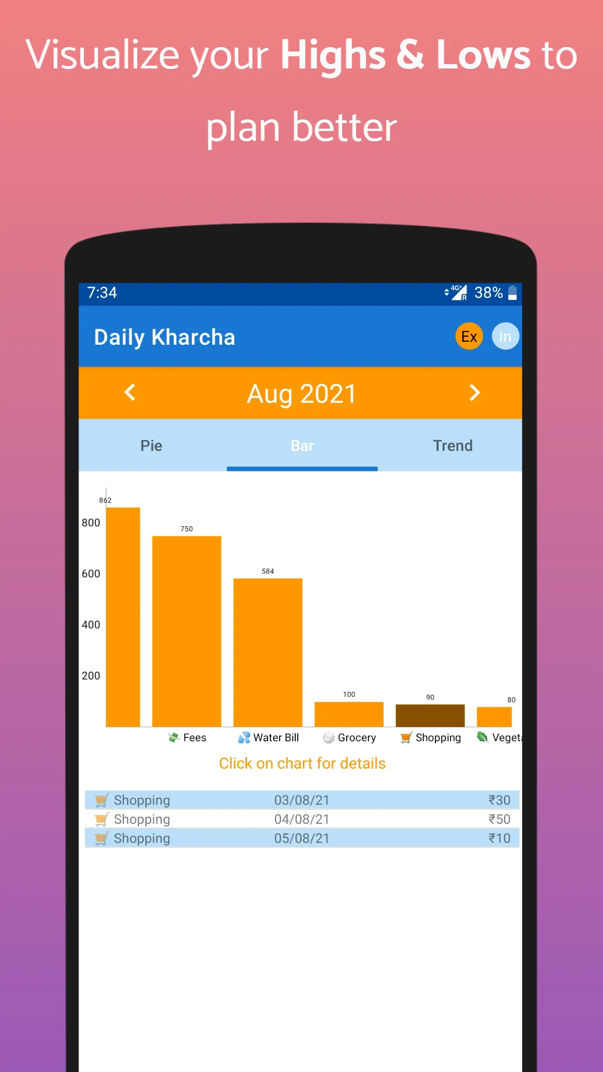 Daily Kharcha: Expense Tracker | Indus Appstore | Screenshot