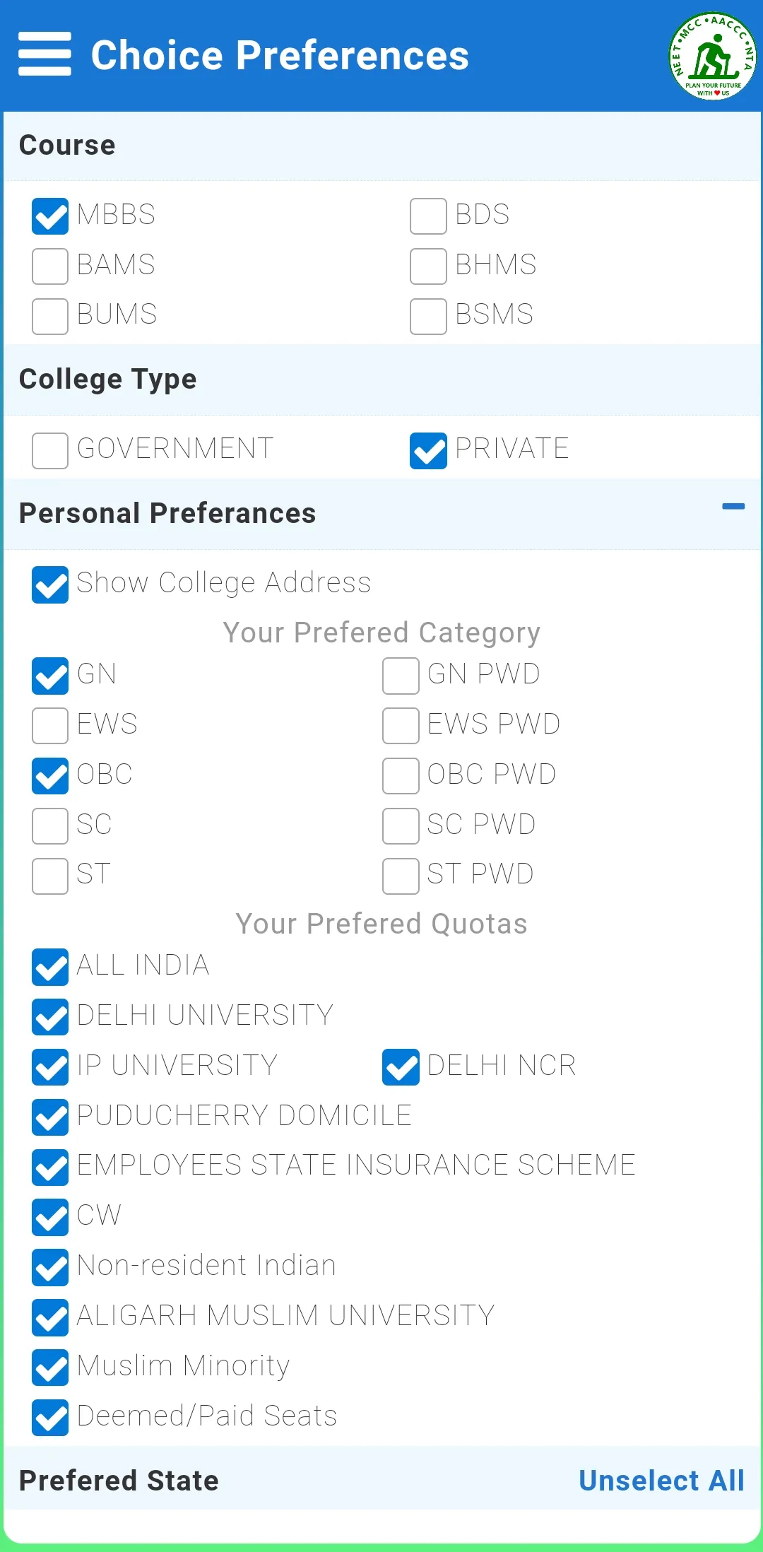 NEET CUTOFF & COUNSELLOR 2023 | Indus Appstore | Screenshot