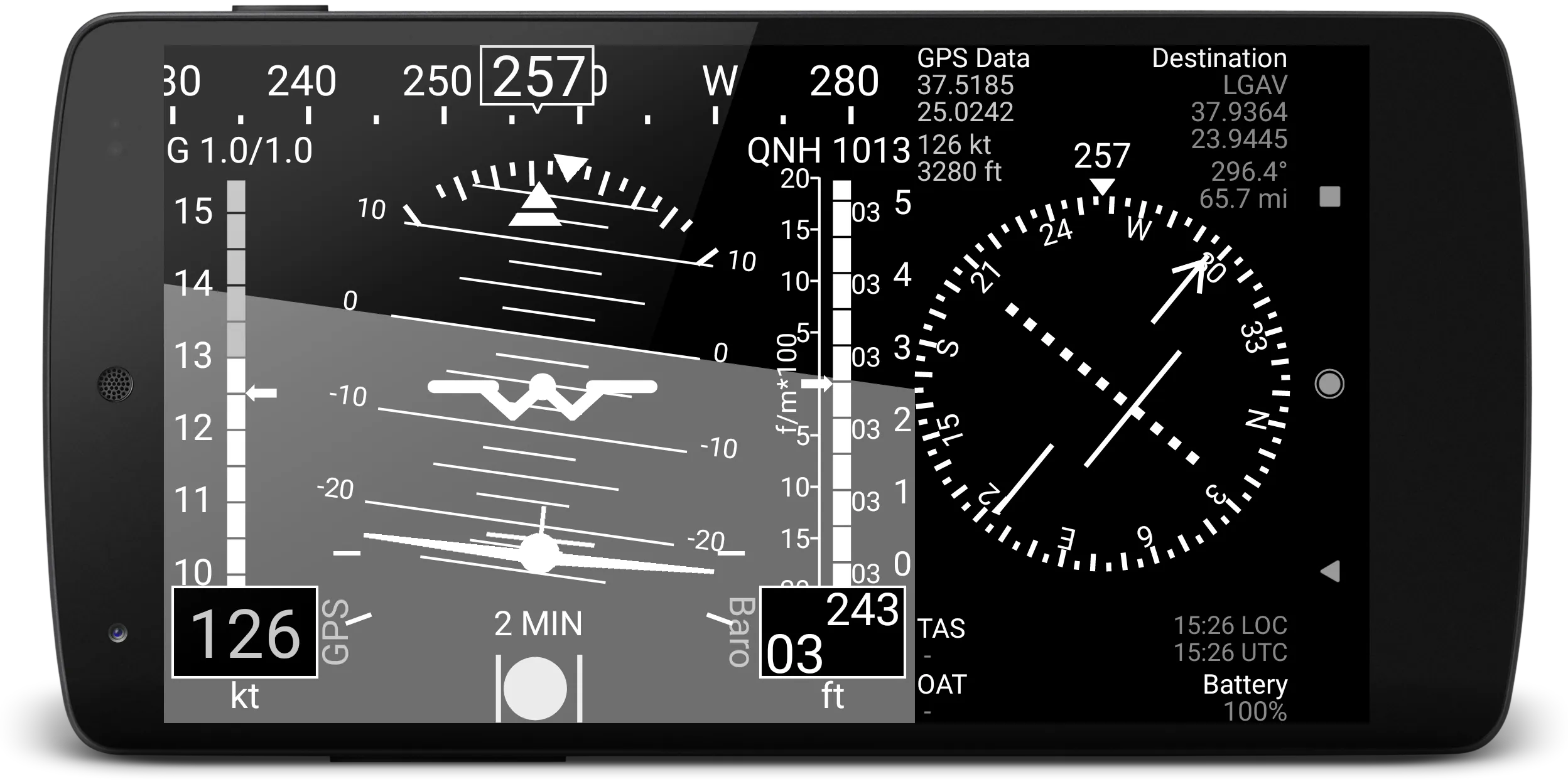 A-EFIS black & white | Indus Appstore | Screenshot