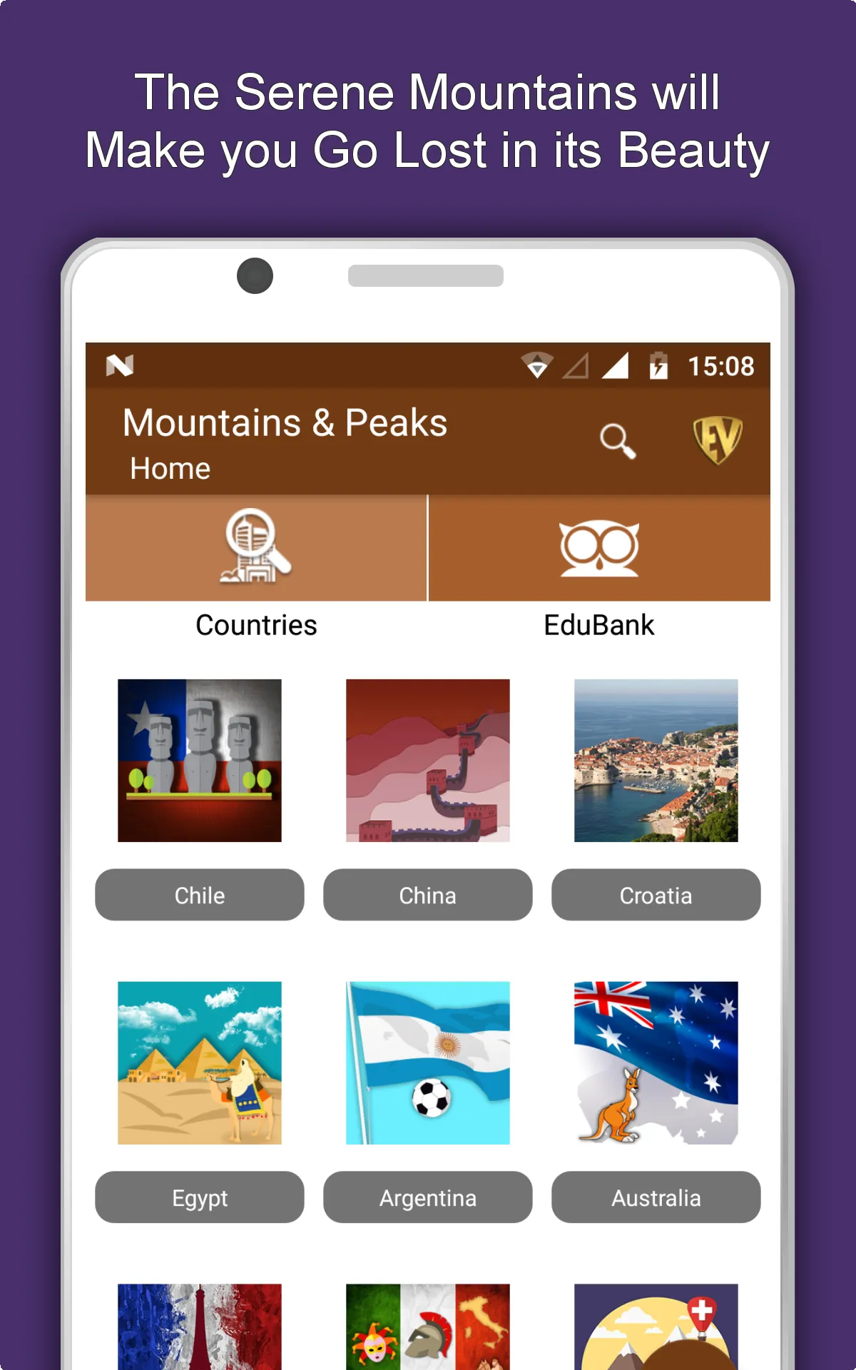 Peaks & Mountains Travel & Exp | Indus Appstore | Screenshot