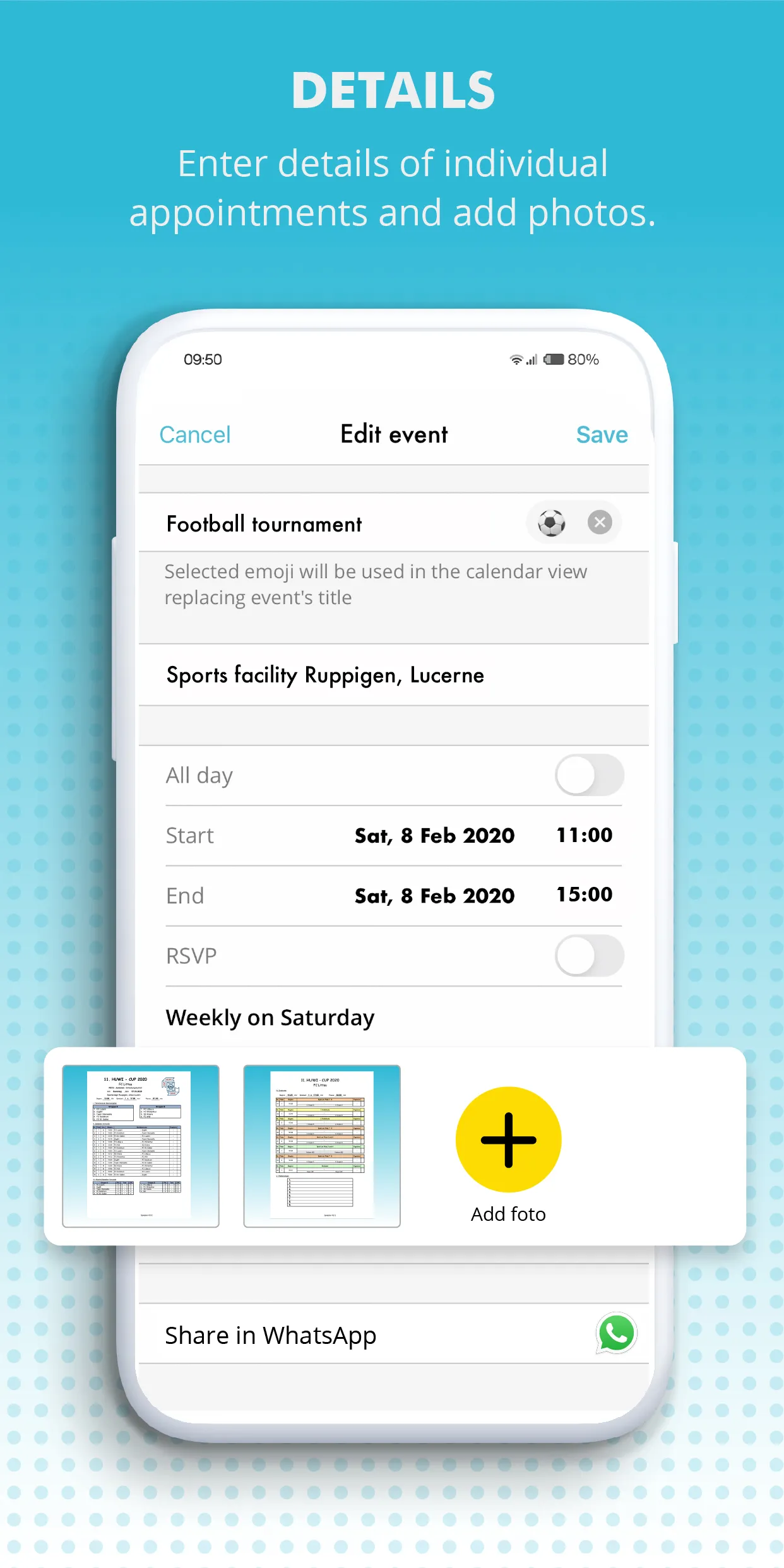 SHUBiDU - family calendar | Indus Appstore | Screenshot