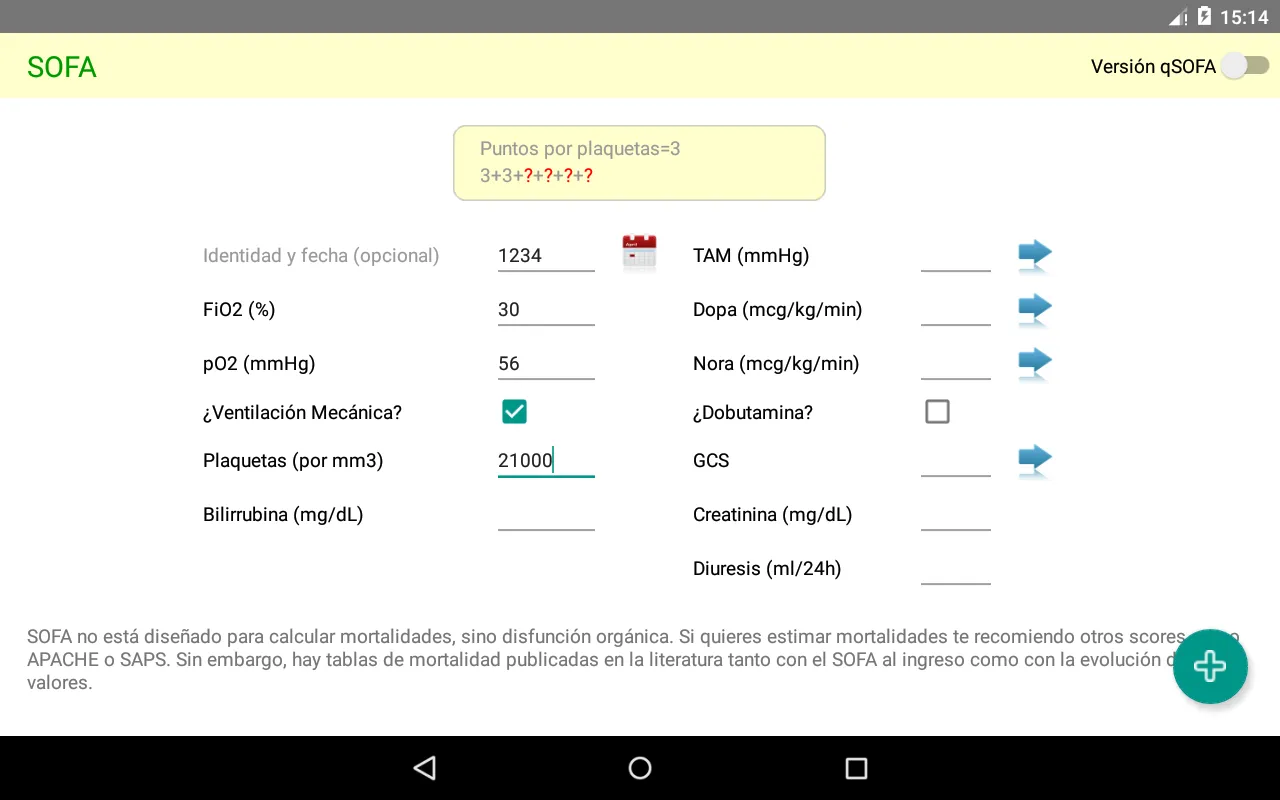 Calculadora SOFA | Indus Appstore | Screenshot