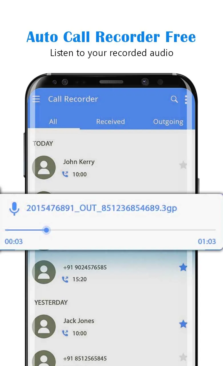 Automatic Smart Call Recorder | Indus Appstore | Screenshot