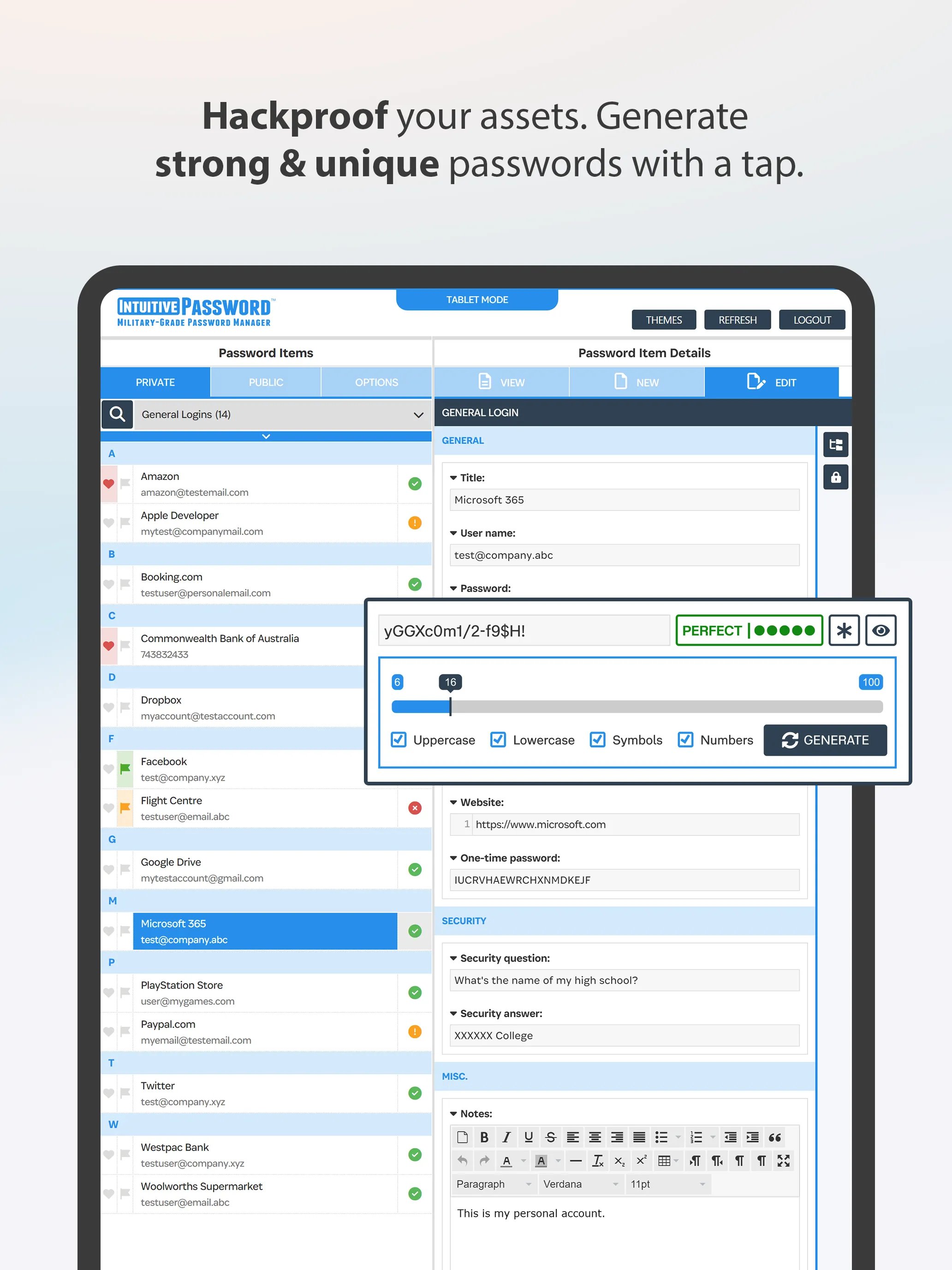 Intuitive Password® | Indus Appstore | Screenshot