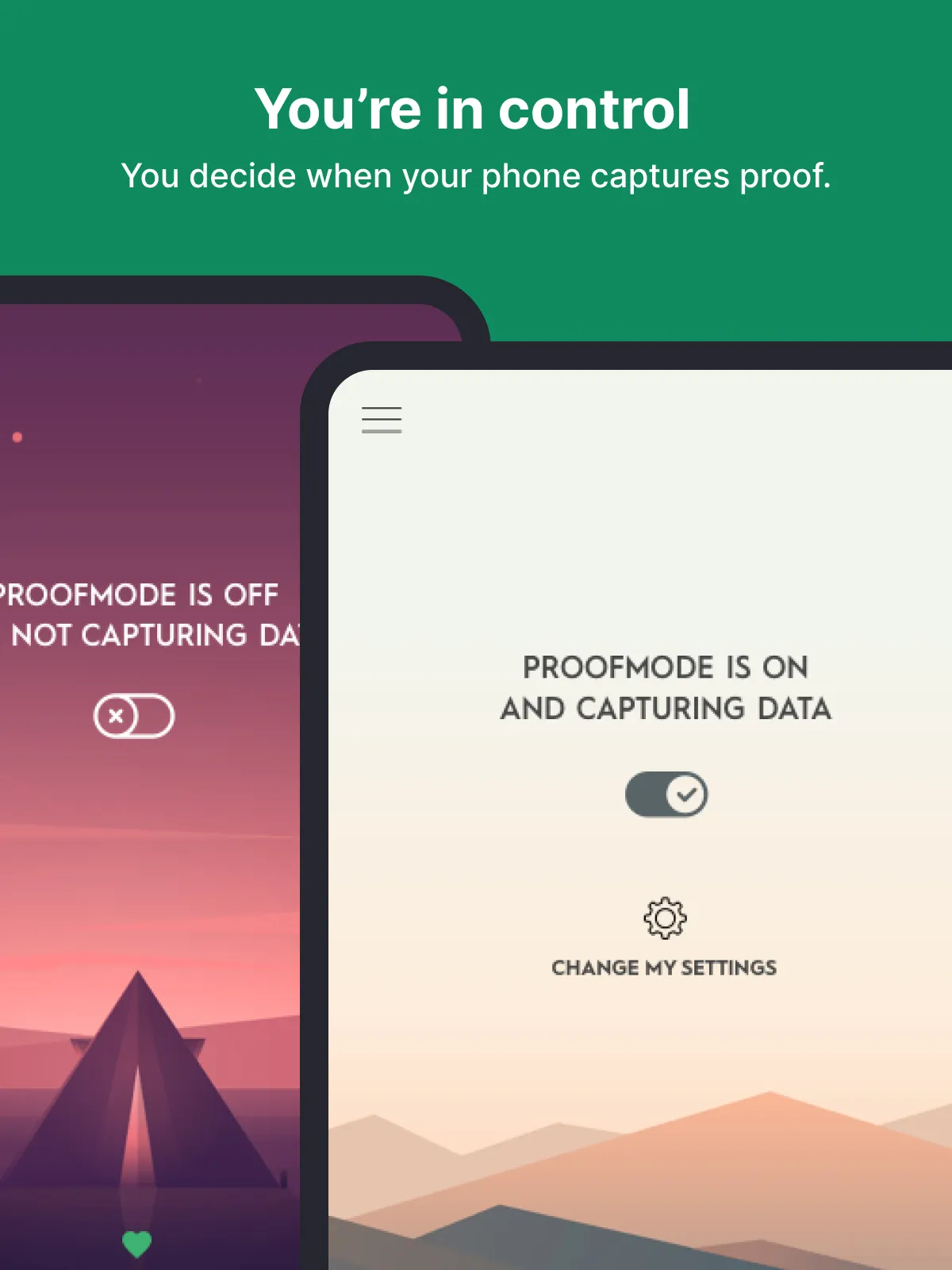 ProofMode: Verified Visuals | Indus Appstore | Screenshot