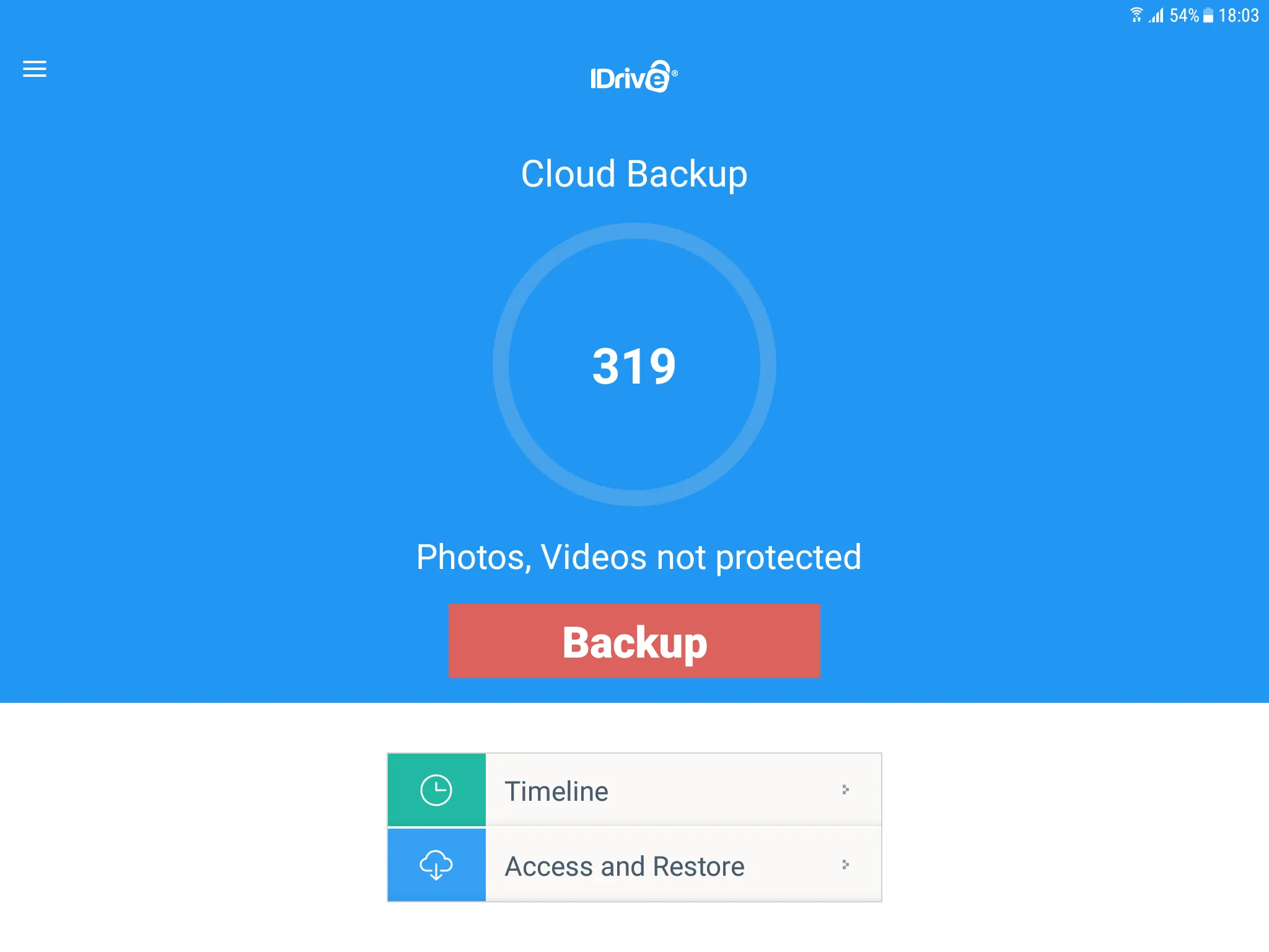 IDrive Online Backup | Indus Appstore | Screenshot