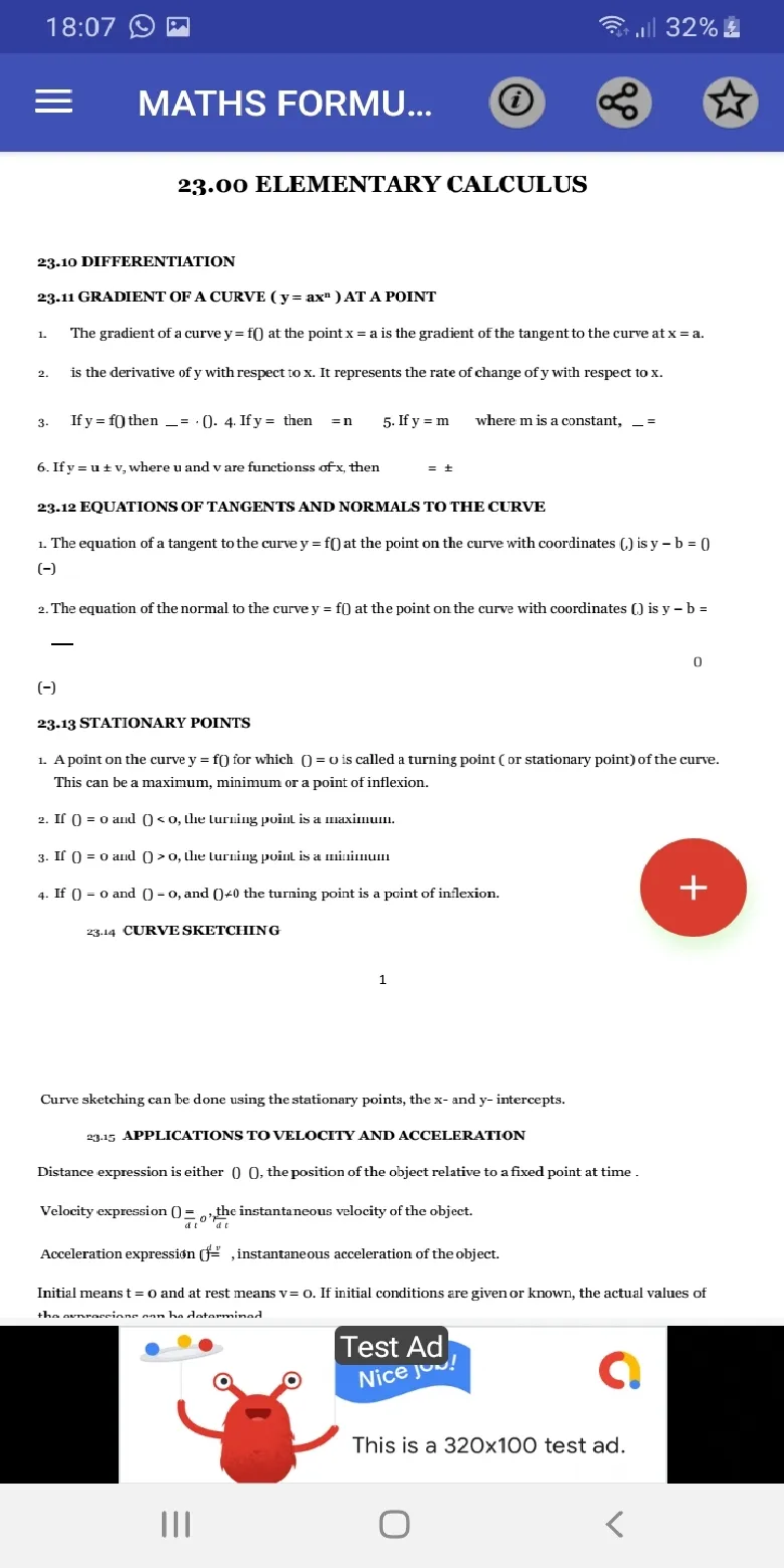 Mathematics formula: f1 - f4 | Indus Appstore | Screenshot