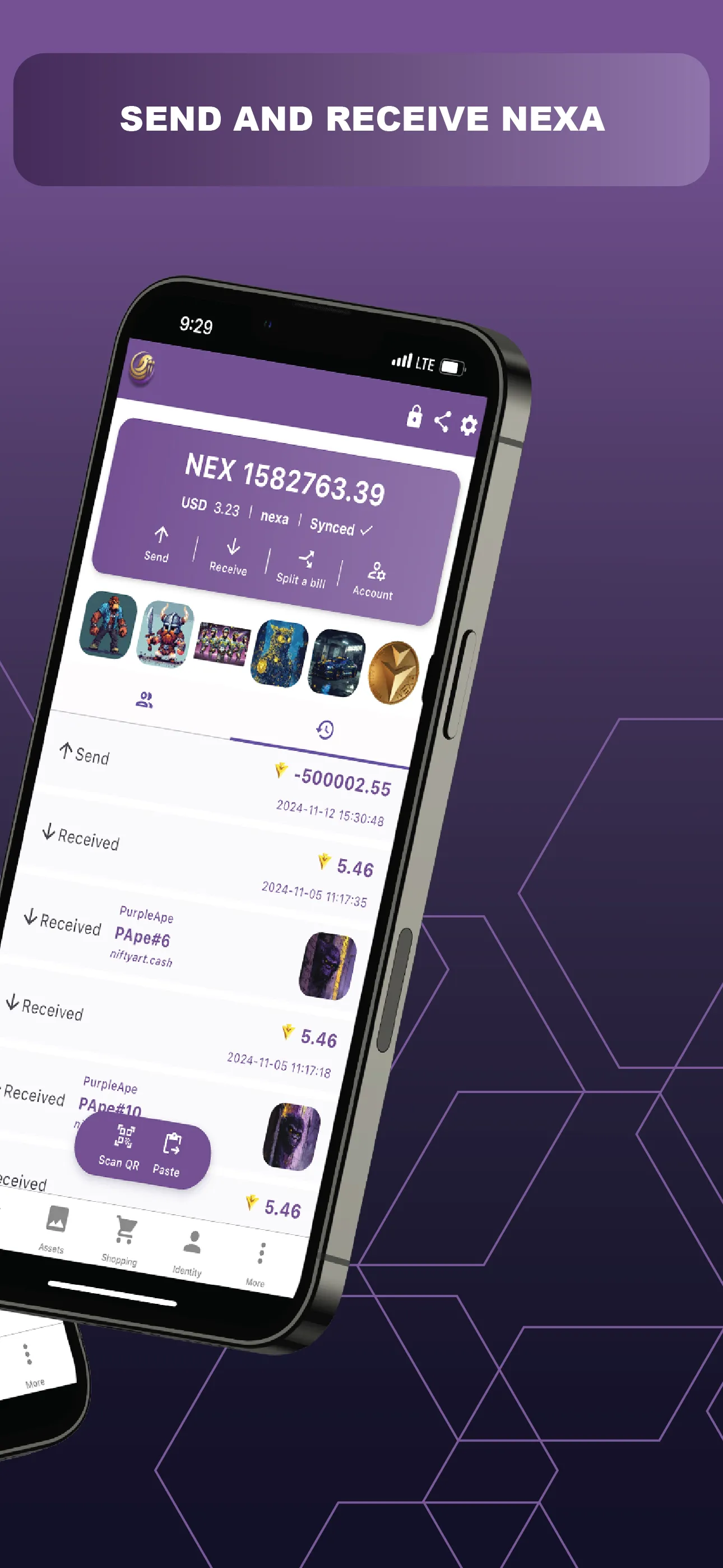 Wally Nexa Wallet | Indus Appstore | Screenshot