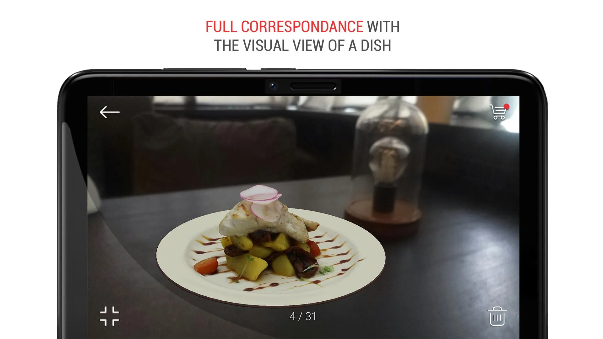 Menu AR Augmented Reality Food | Indus Appstore | Screenshot