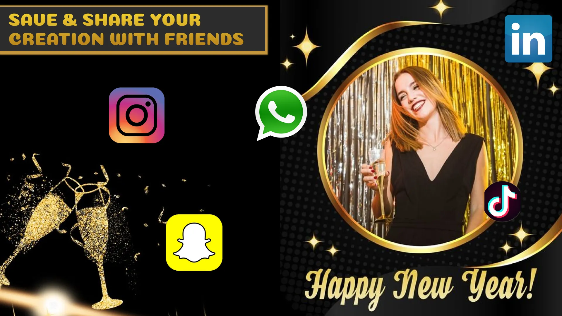 NewYear Cards & Photo Editor | Indus Appstore | Screenshot