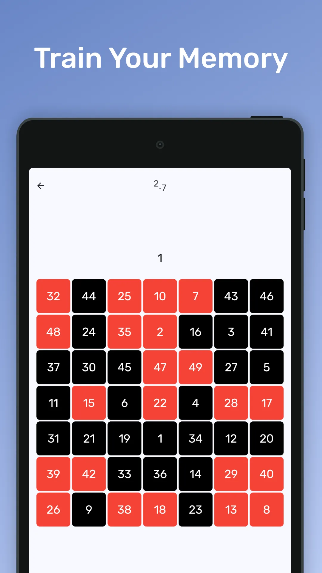 Schulte table | Indus Appstore | Screenshot