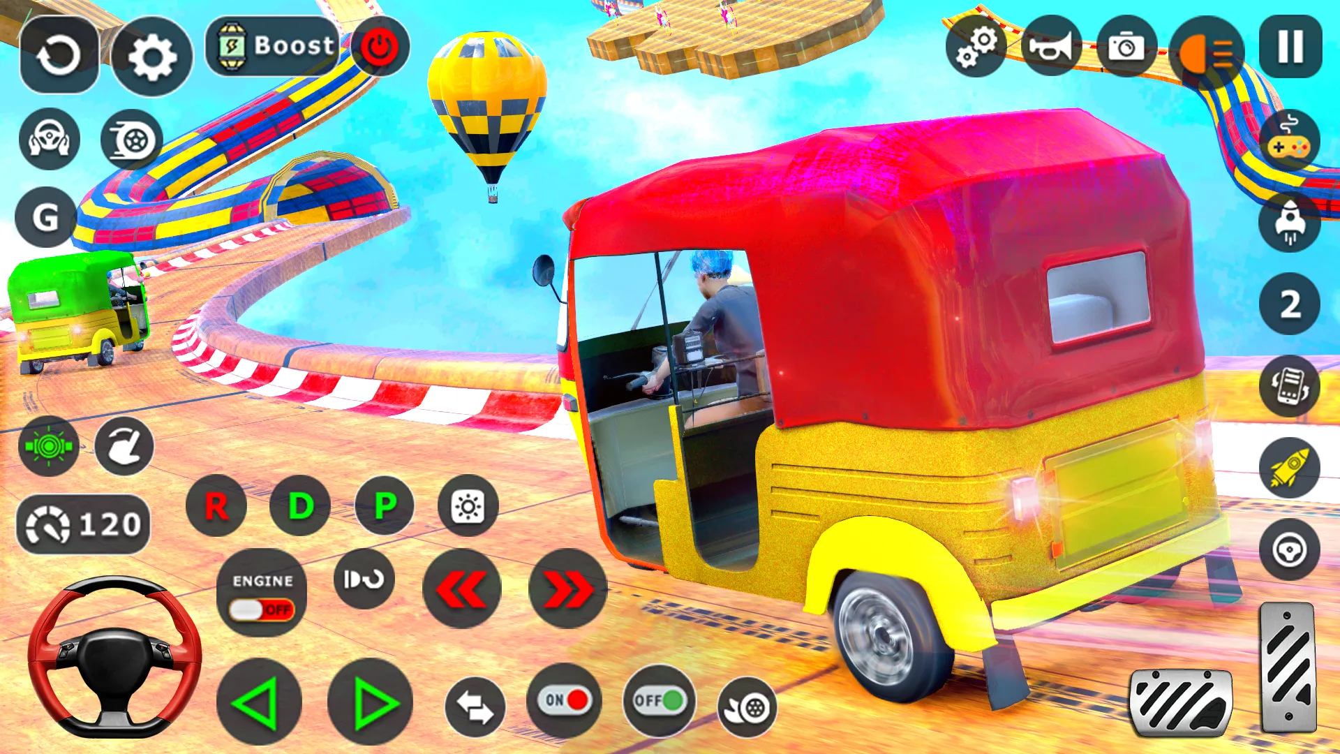 Tuk Tuk Taxi Driving Games 3D | Indus Appstore | Screenshot