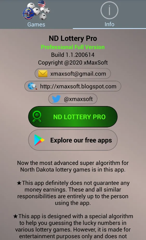 ND Lottery:Algorithm for lotto | Indus Appstore | Screenshot