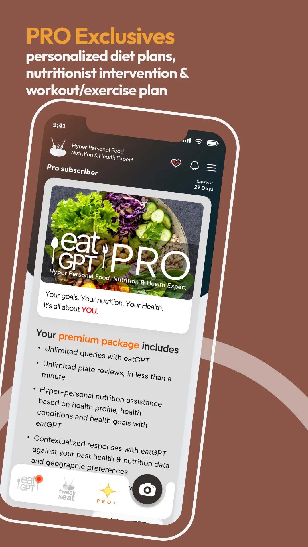 tweak & eat- with eatGPT! | Indus Appstore | Screenshot