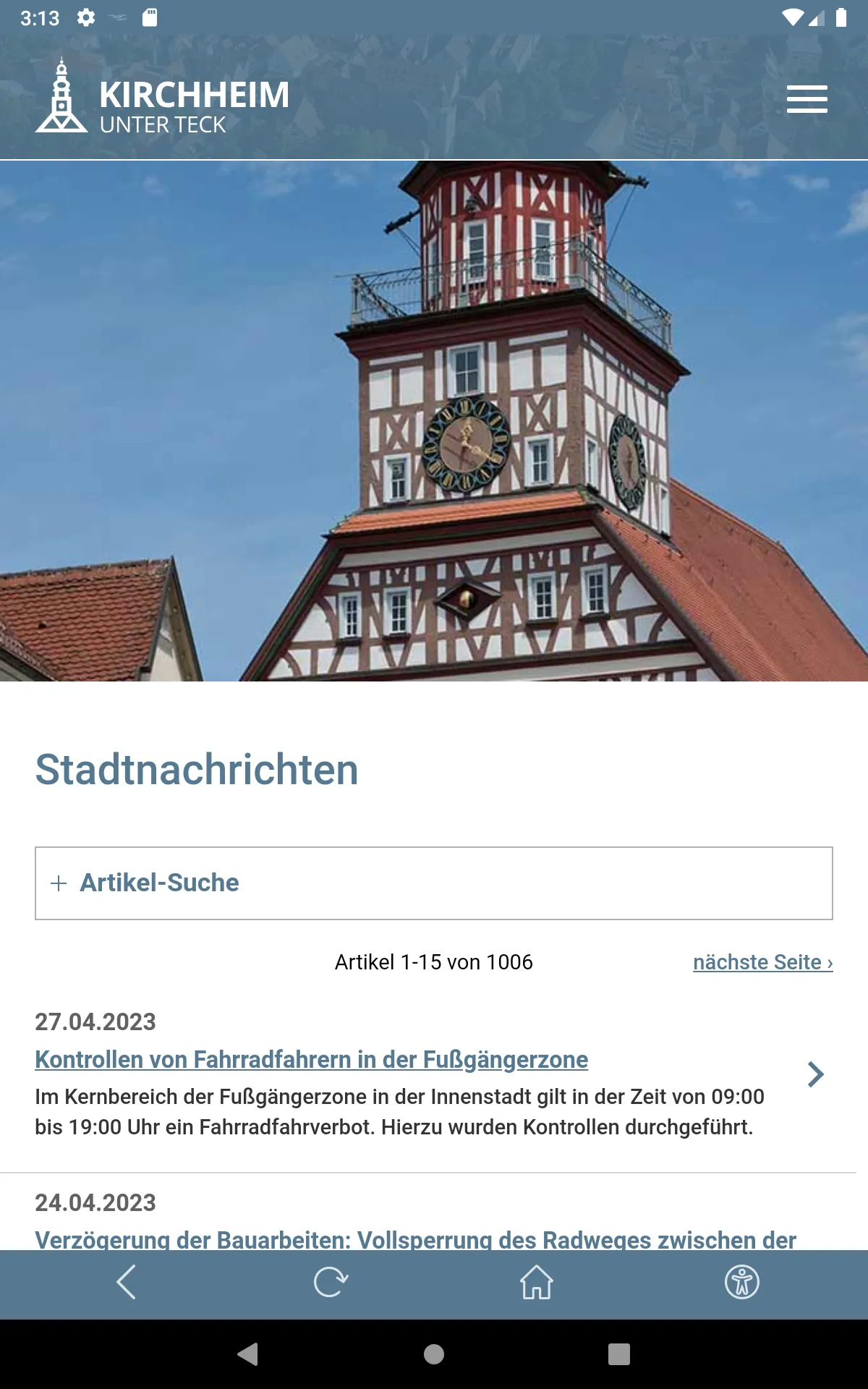 Kirchheim unter Teck | Indus Appstore | Screenshot