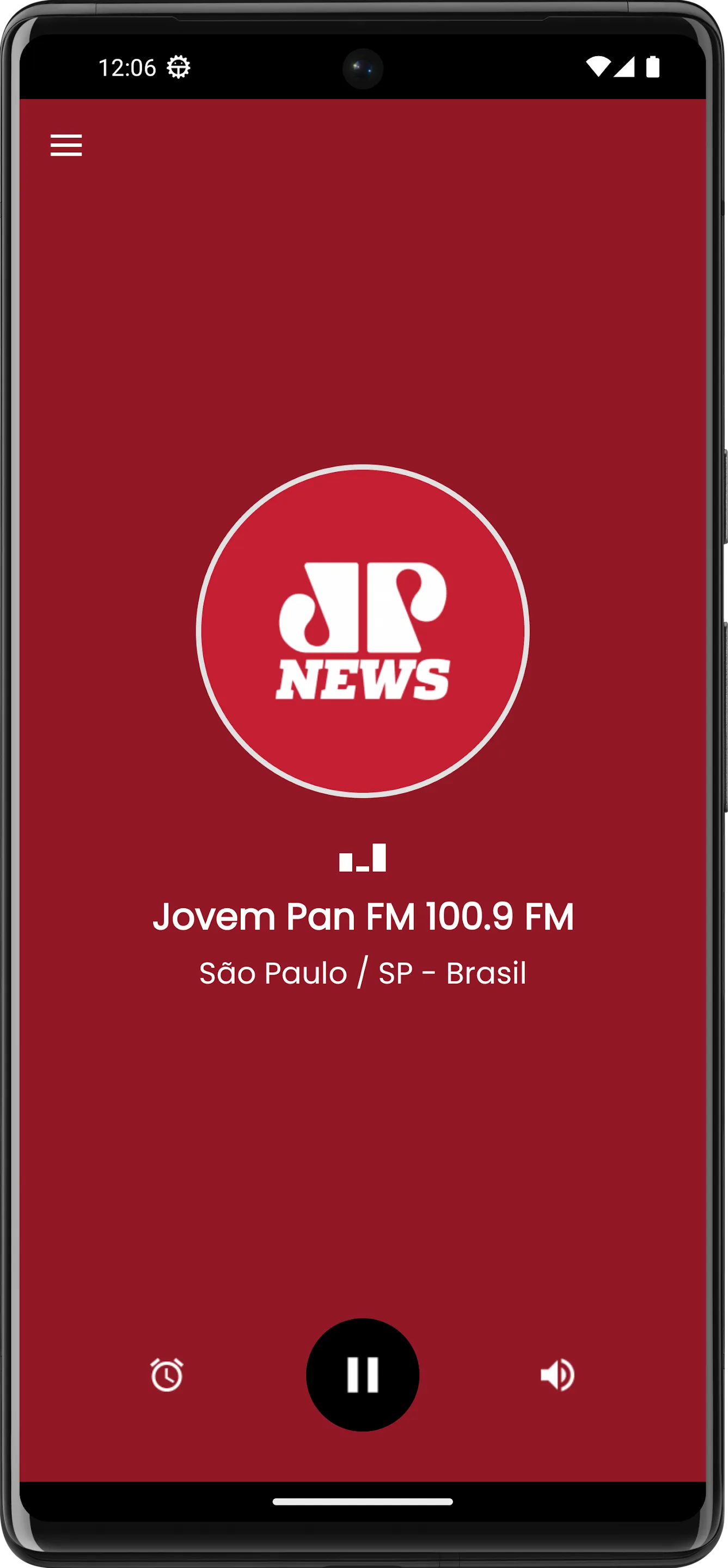 Rádio Jovem Pan FM 100.9 SP | Indus Appstore | Screenshot