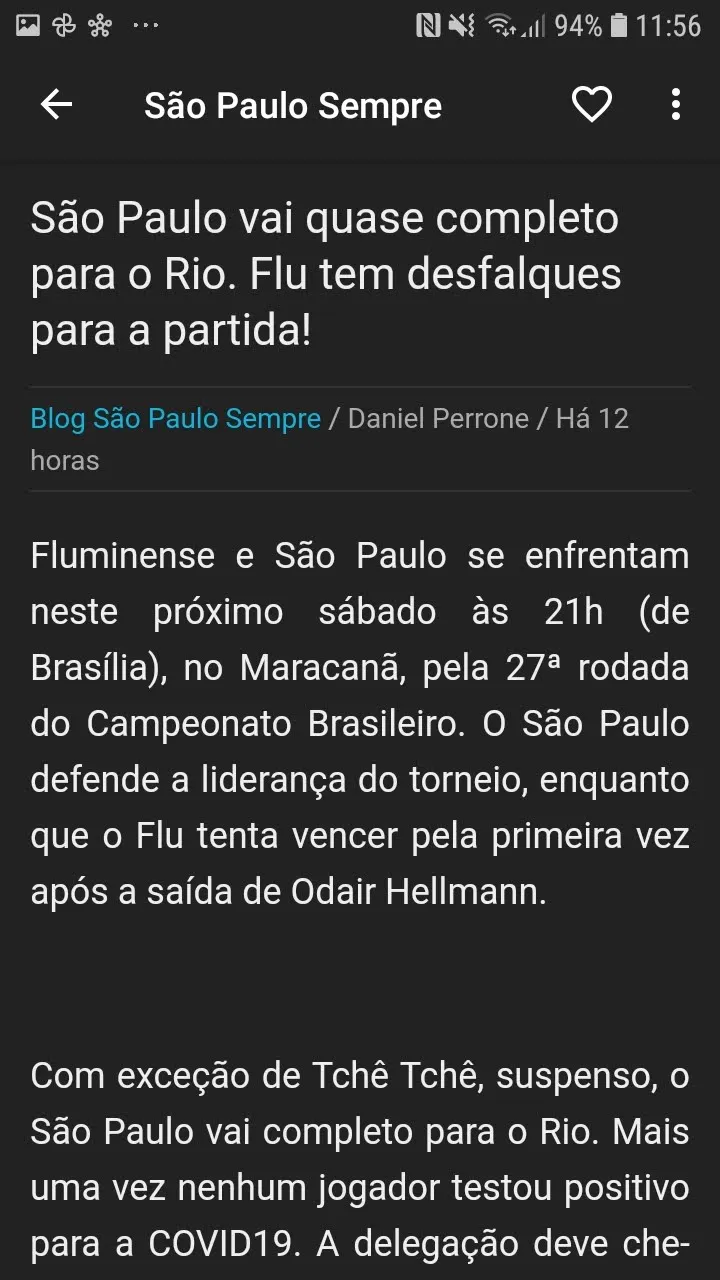 Notícias do São Paulo FC | Indus Appstore | Screenshot